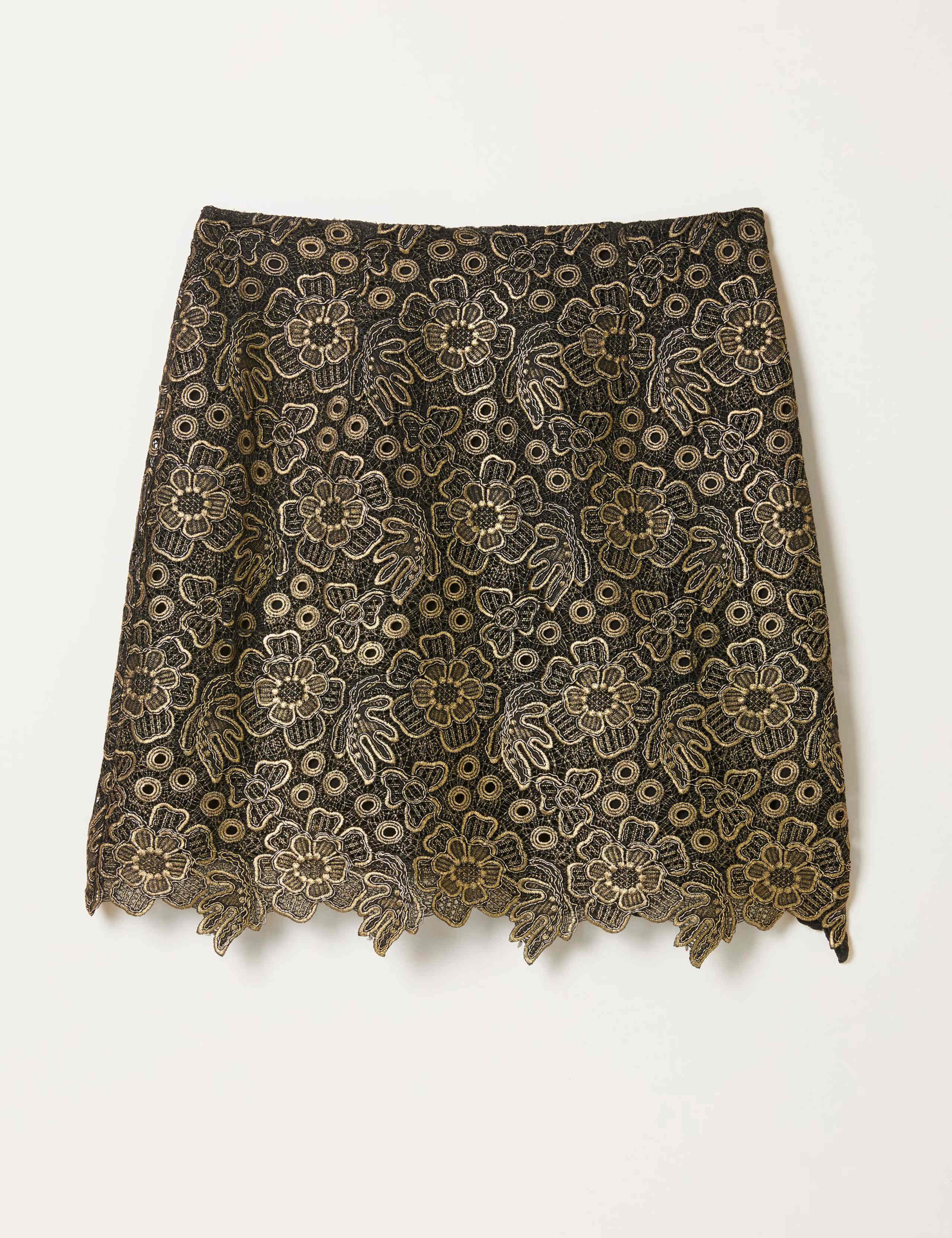 Lace Mini Pencil Skirt 2 of 4