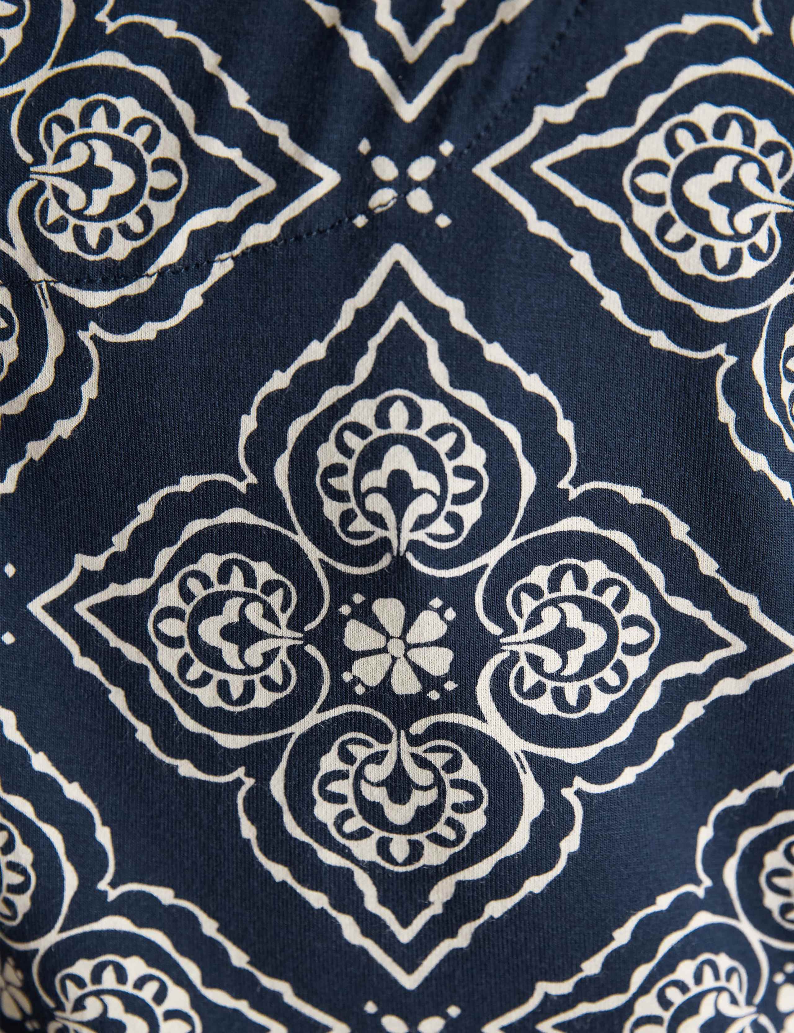 Printed V-Neck Top 8 of 8