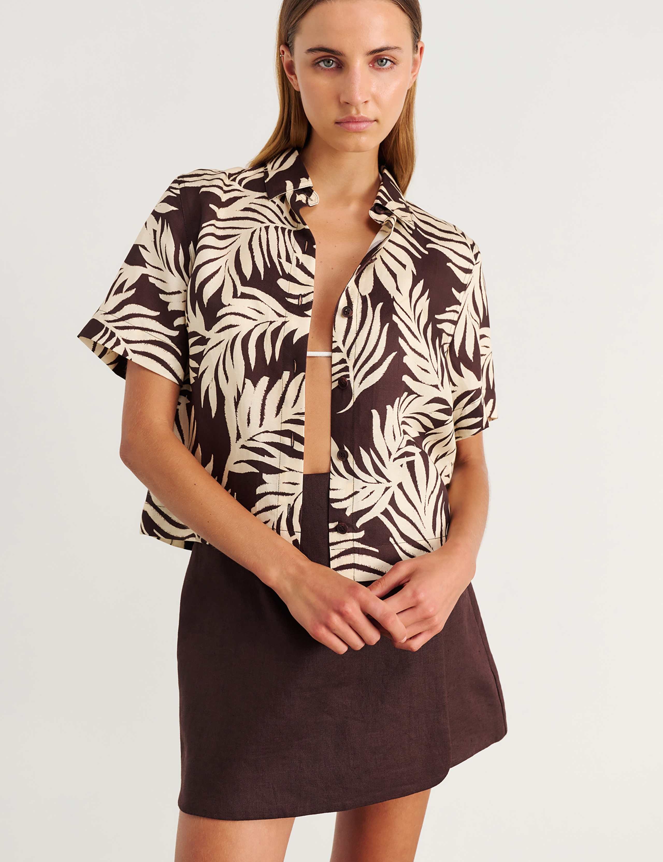 Lyocell Rich Printed Collared Shirt 5 of 8