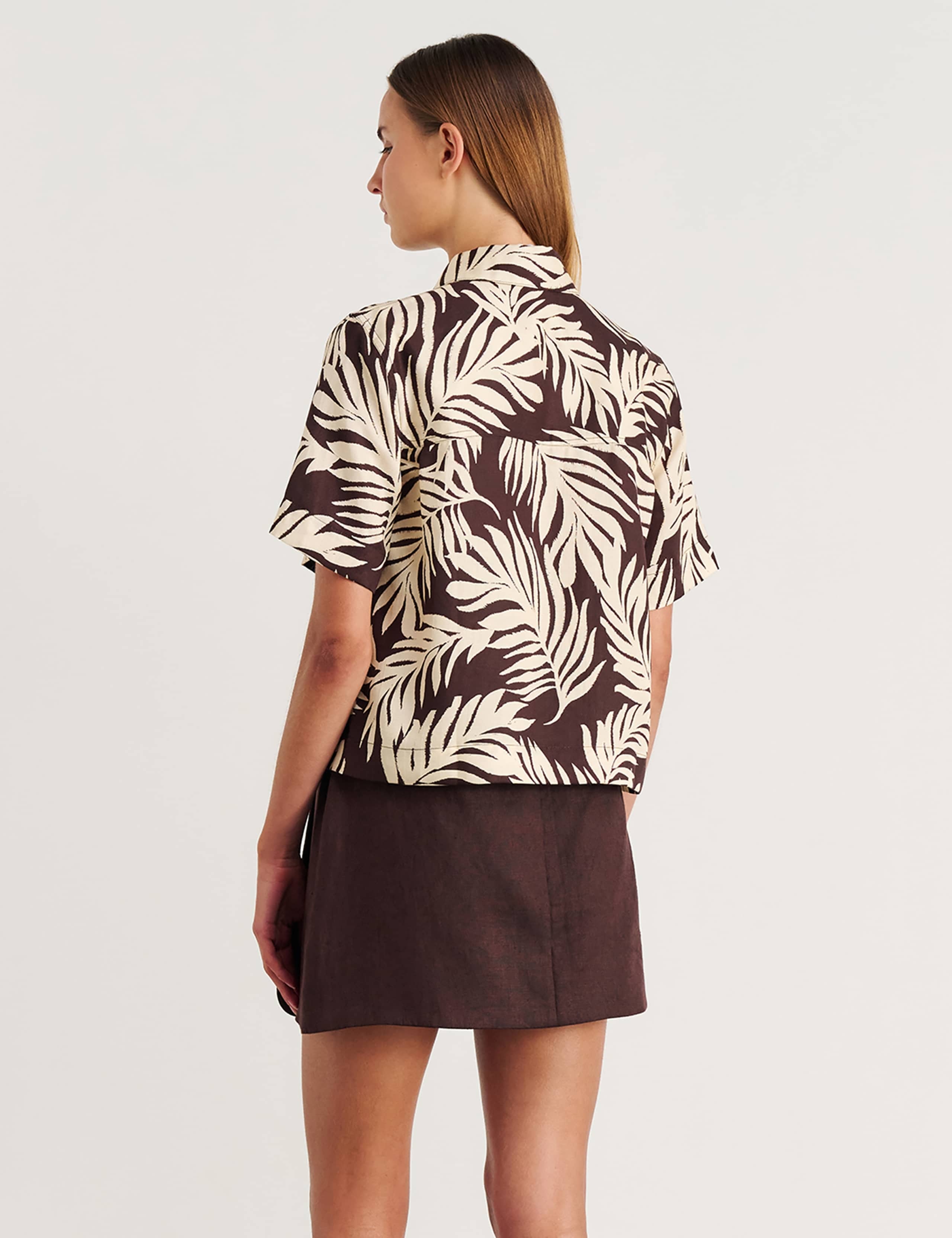 Lyocell Rich Printed Collared Shirt 6 of 8
