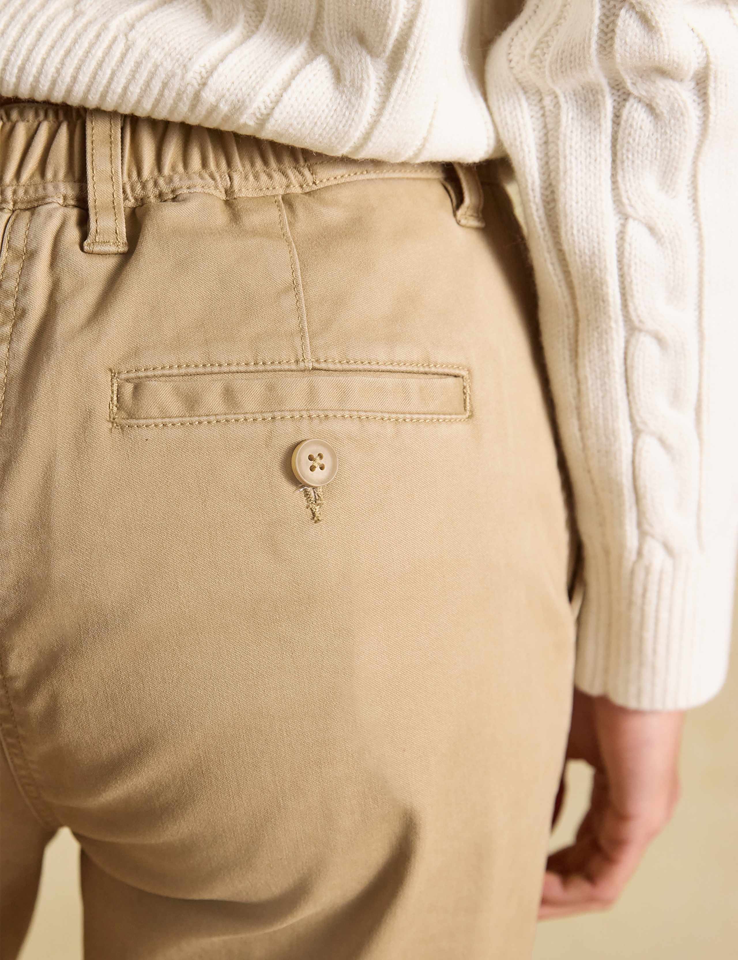 Cotton Rich Slim Fit Chino Trousers 4 of 8