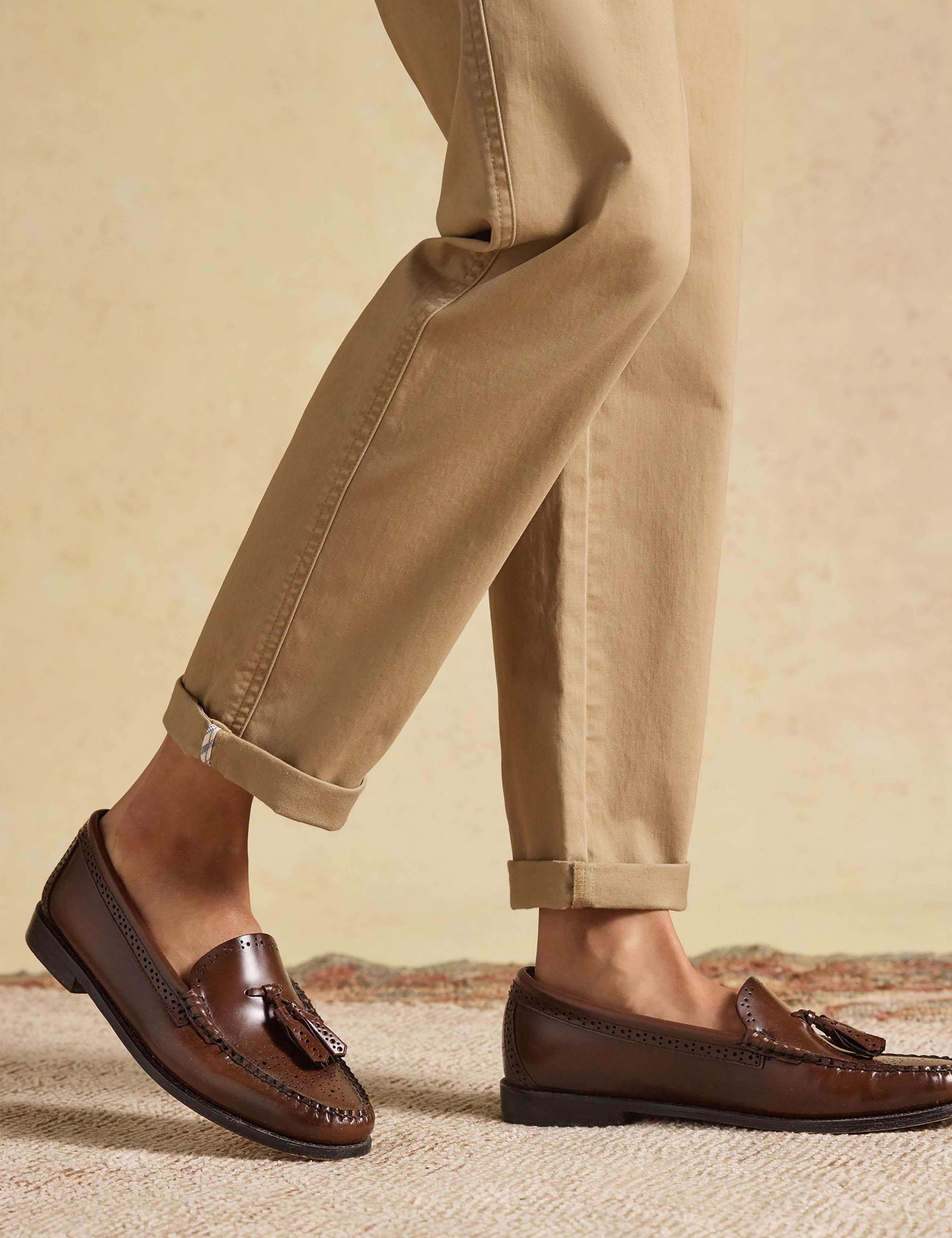 Cotton Rich Slim Fit Chino Trousers 8 of 8