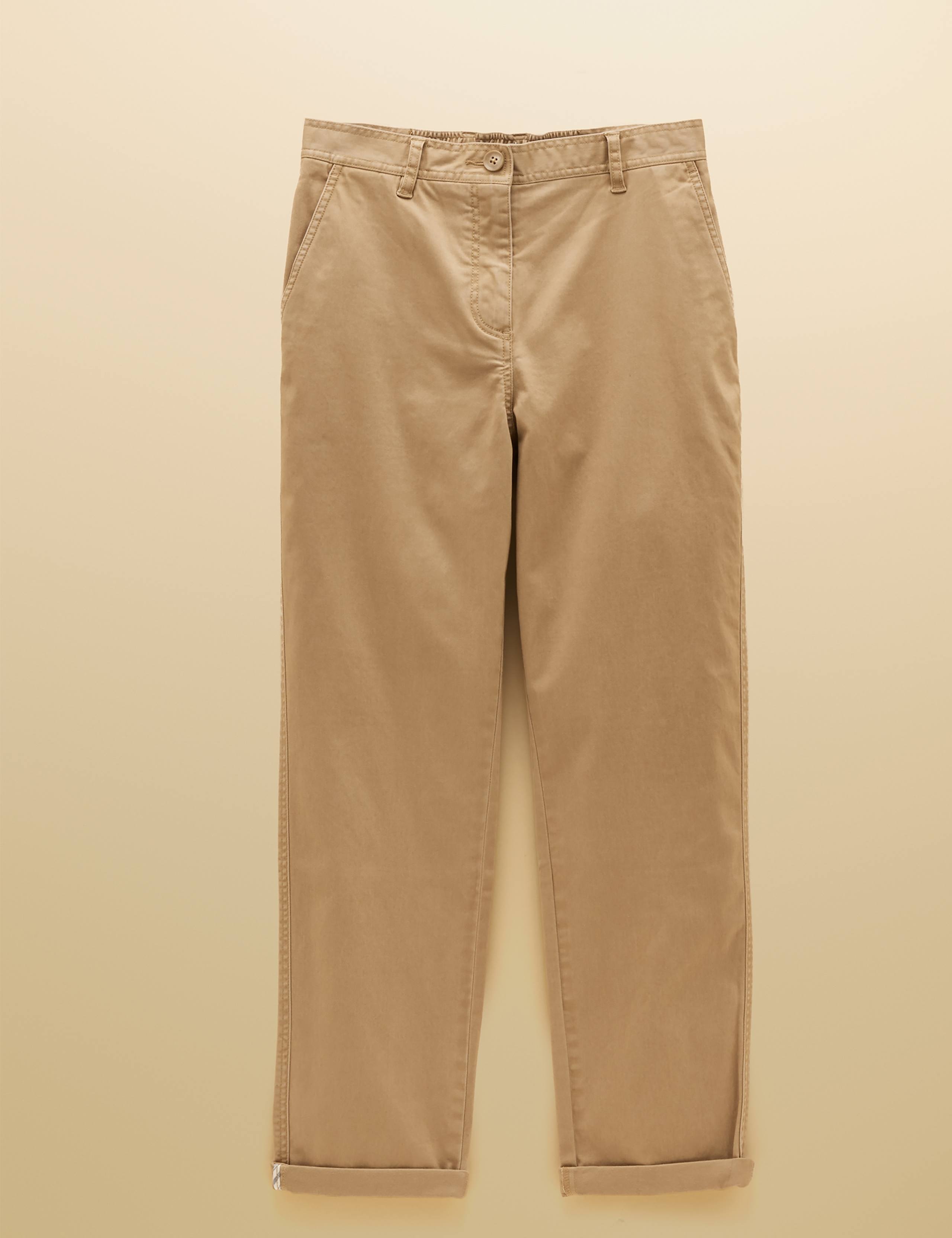 Cotton Rich Slim Fit Chino Trousers 2 of 8