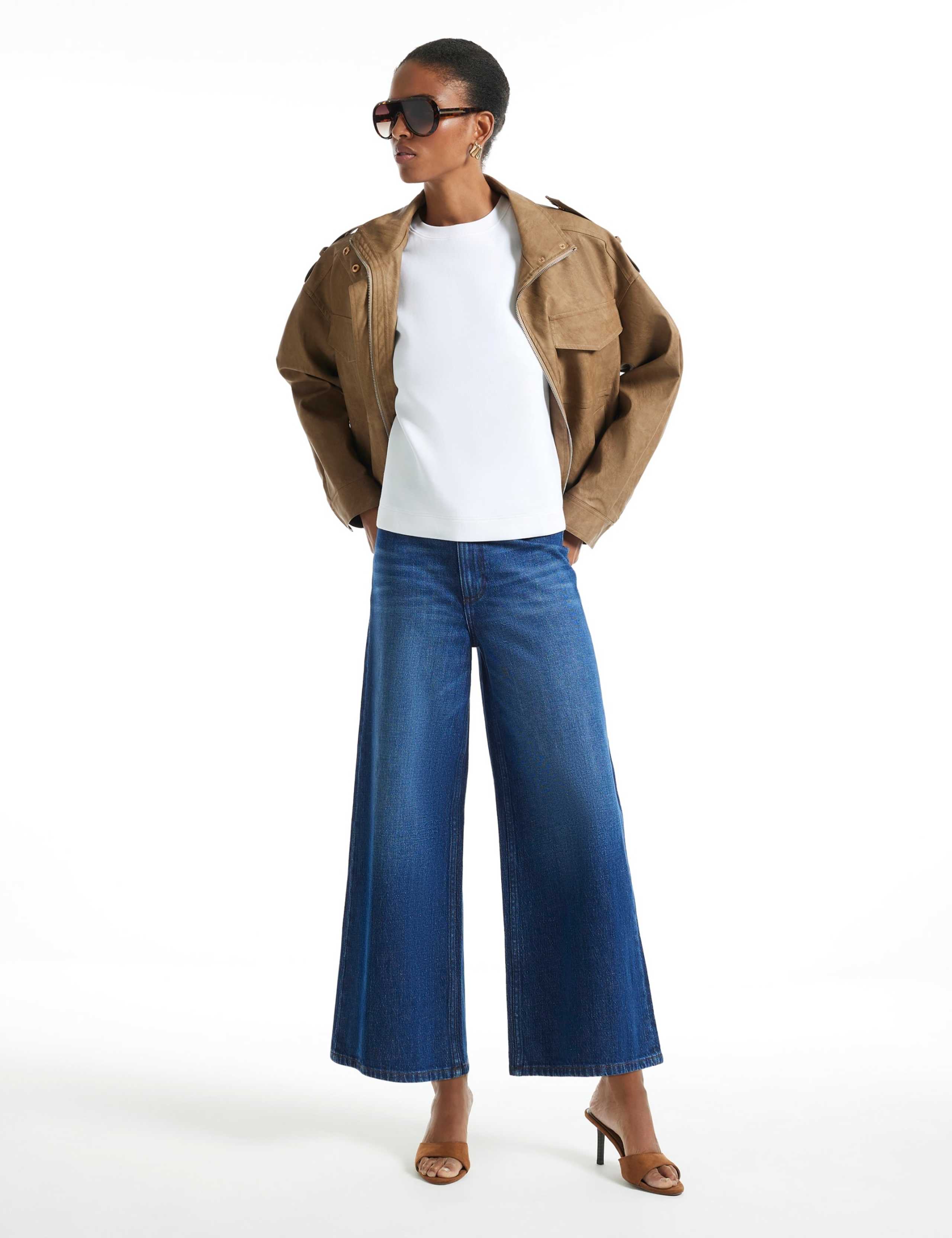 Cotton Rich Oversized Crew Neck T-Shirt 5 of 6