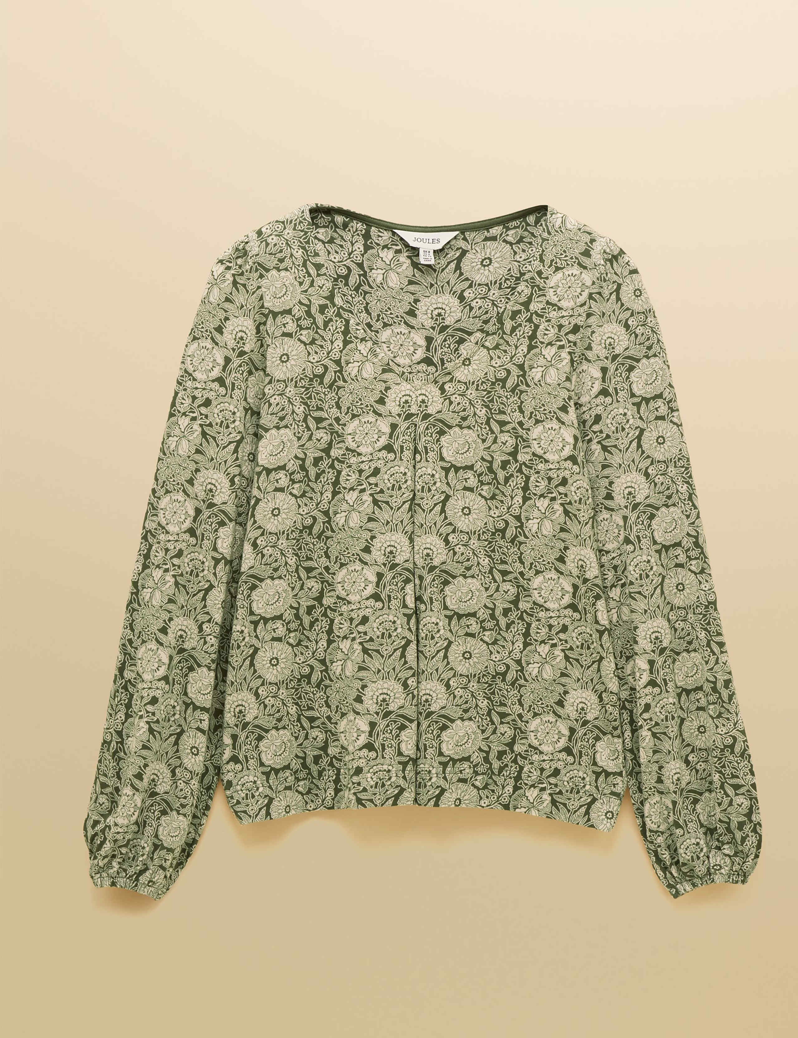 Floral V-Neck Top 7 of 7