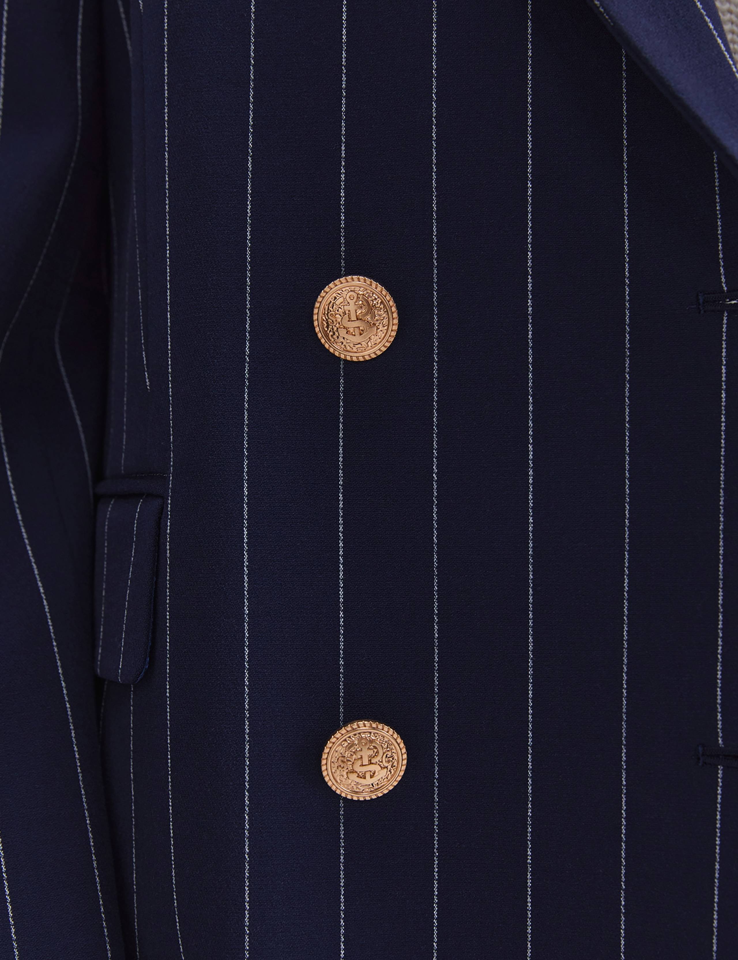 Pinstripe Double Breasted Blazer 8 of 8