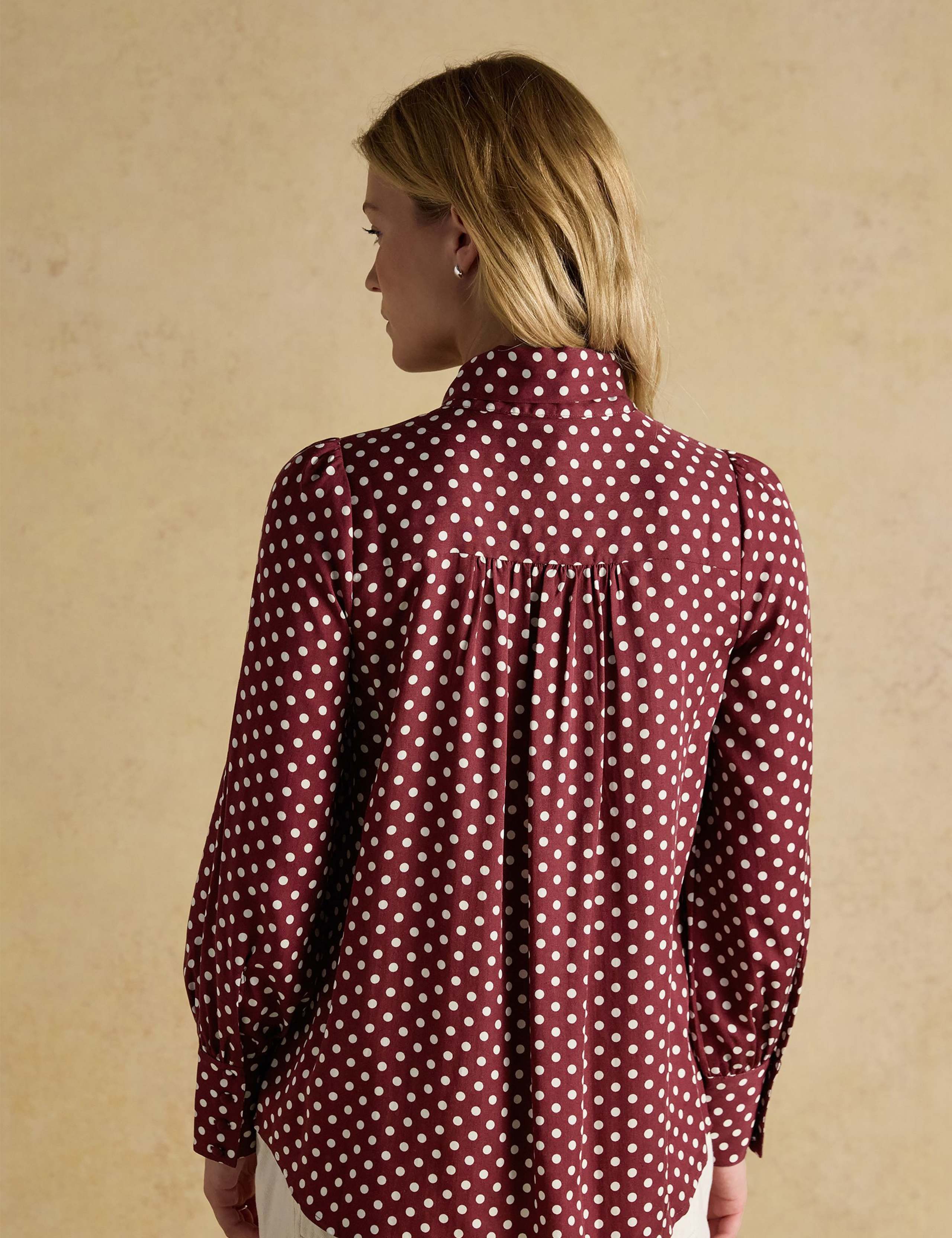 Checked Pussybow Blouse 4 of 8