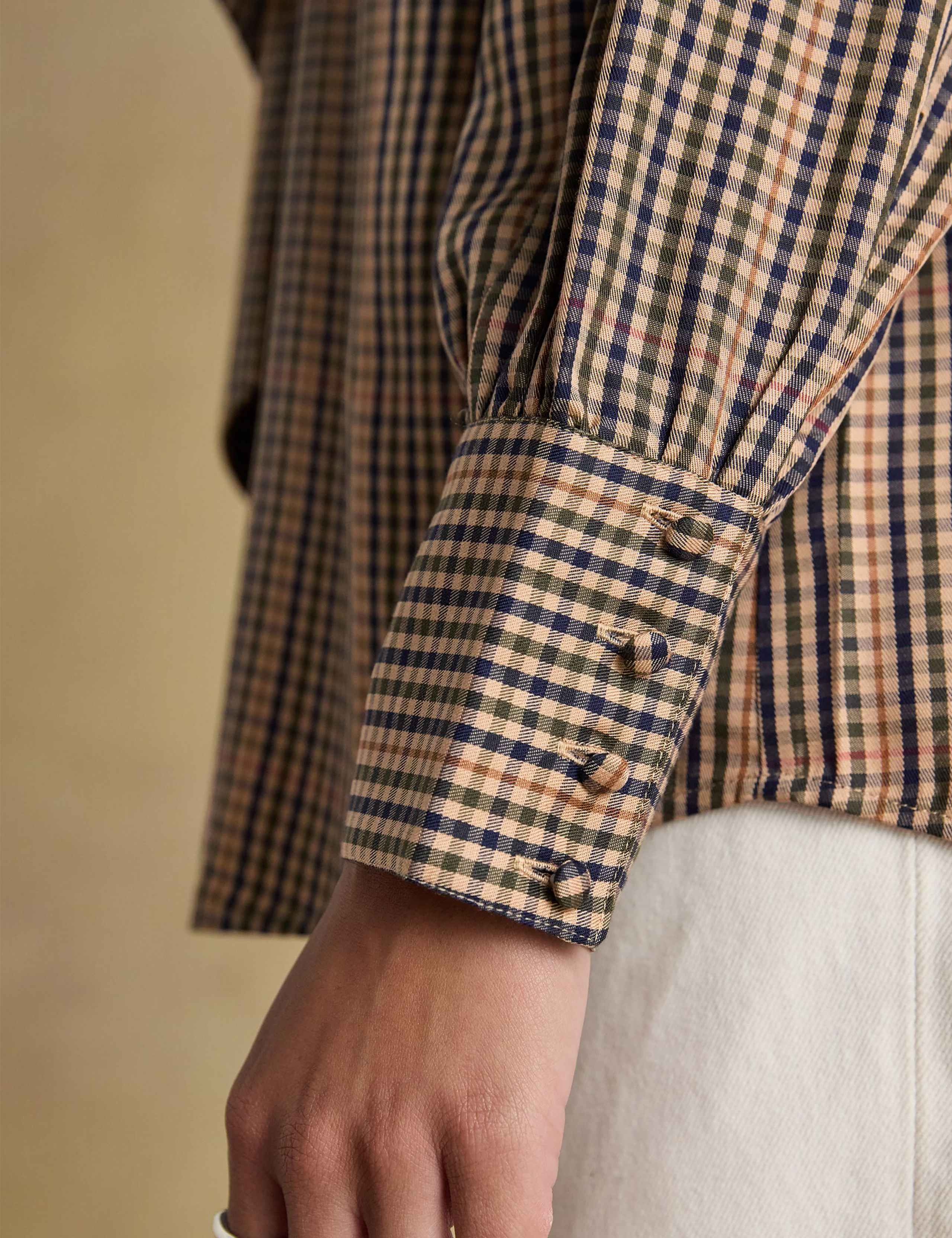 Checked Pussybow Blouse 9 of 10
