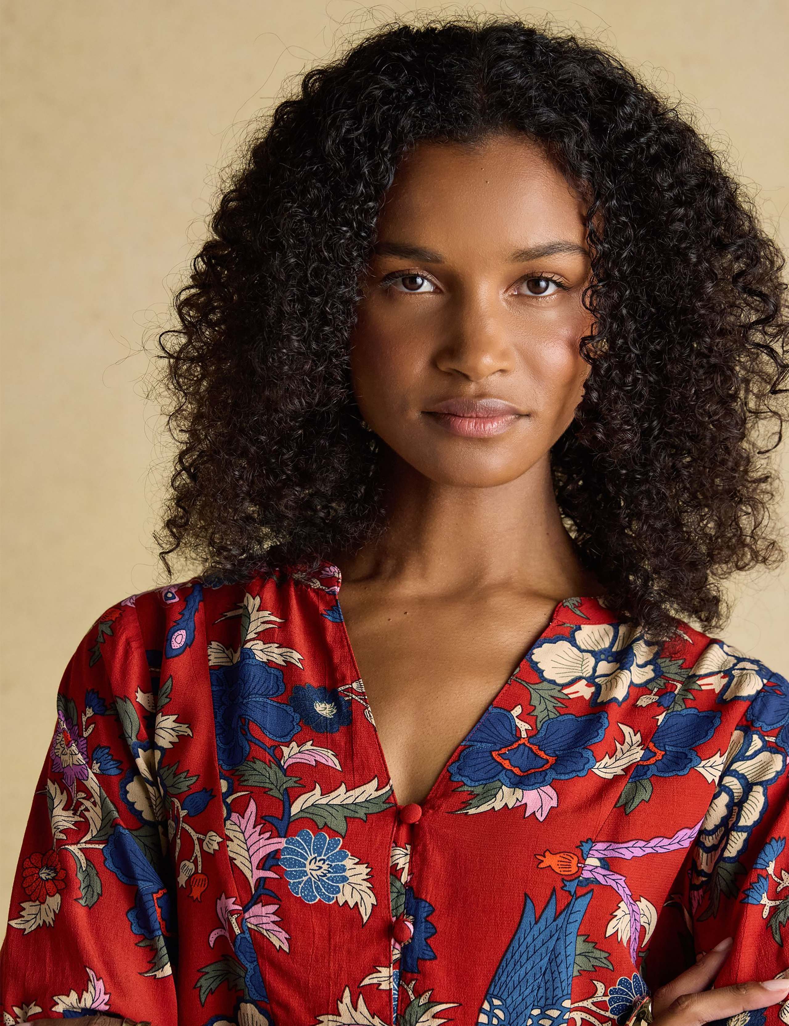 Floral Popover Blouse 3 of 6