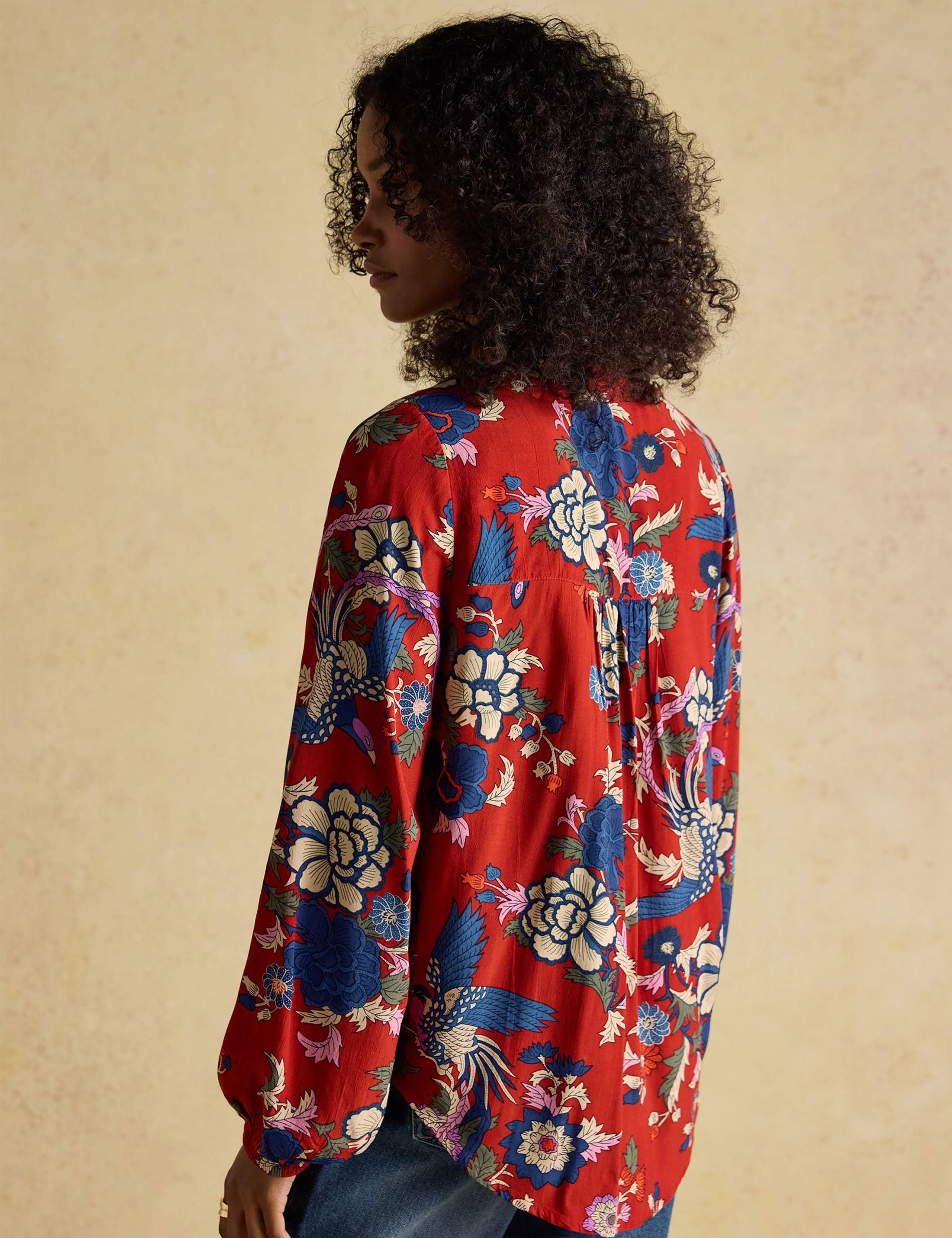 Floral Popover Blouse 4 of 6