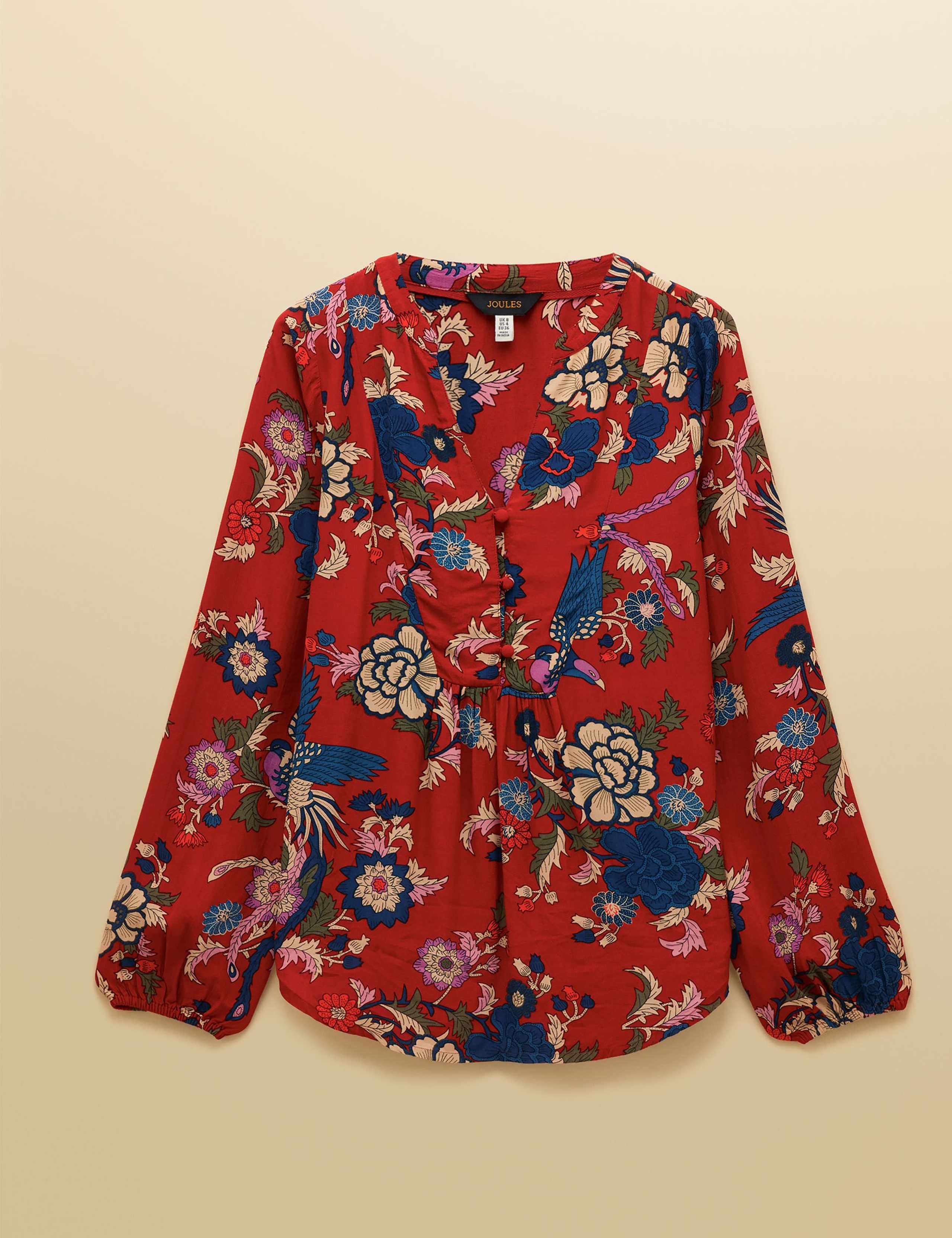 Floral Popover Blouse 2 of 6