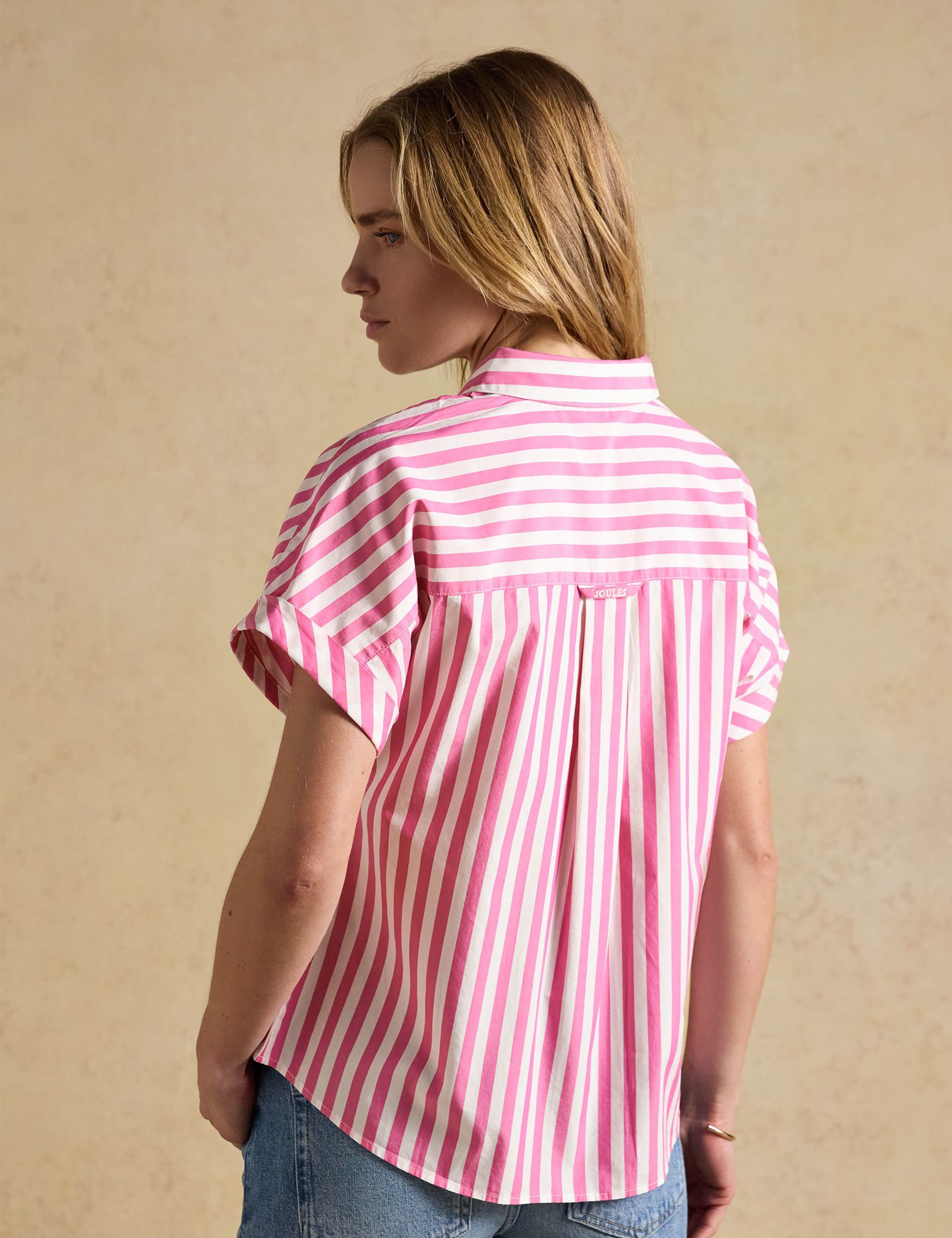 Pure Cotton Striped Relaxed Shirt 4 of 8