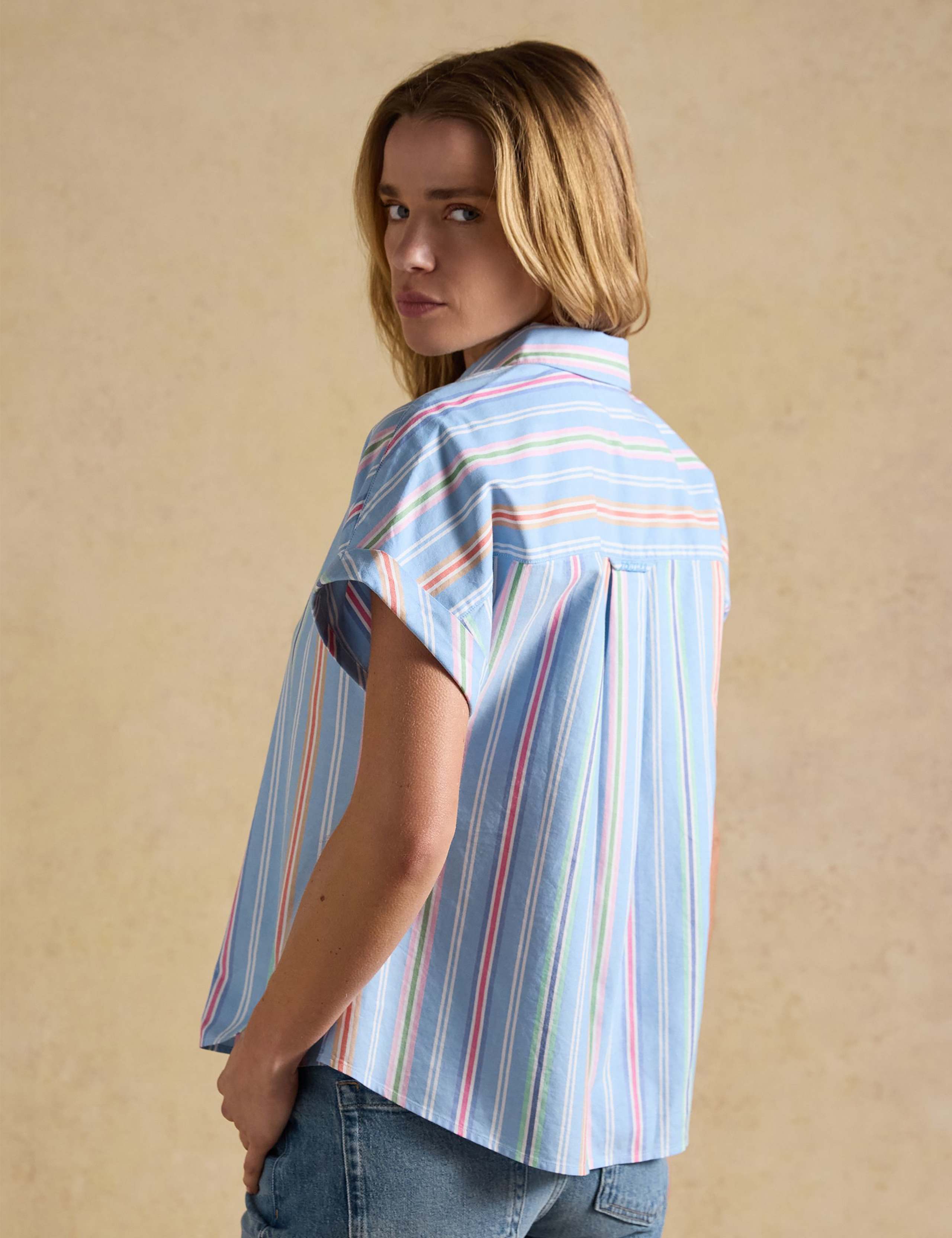 Pure Cotton Striped Relaxed Shirt 5 of 10