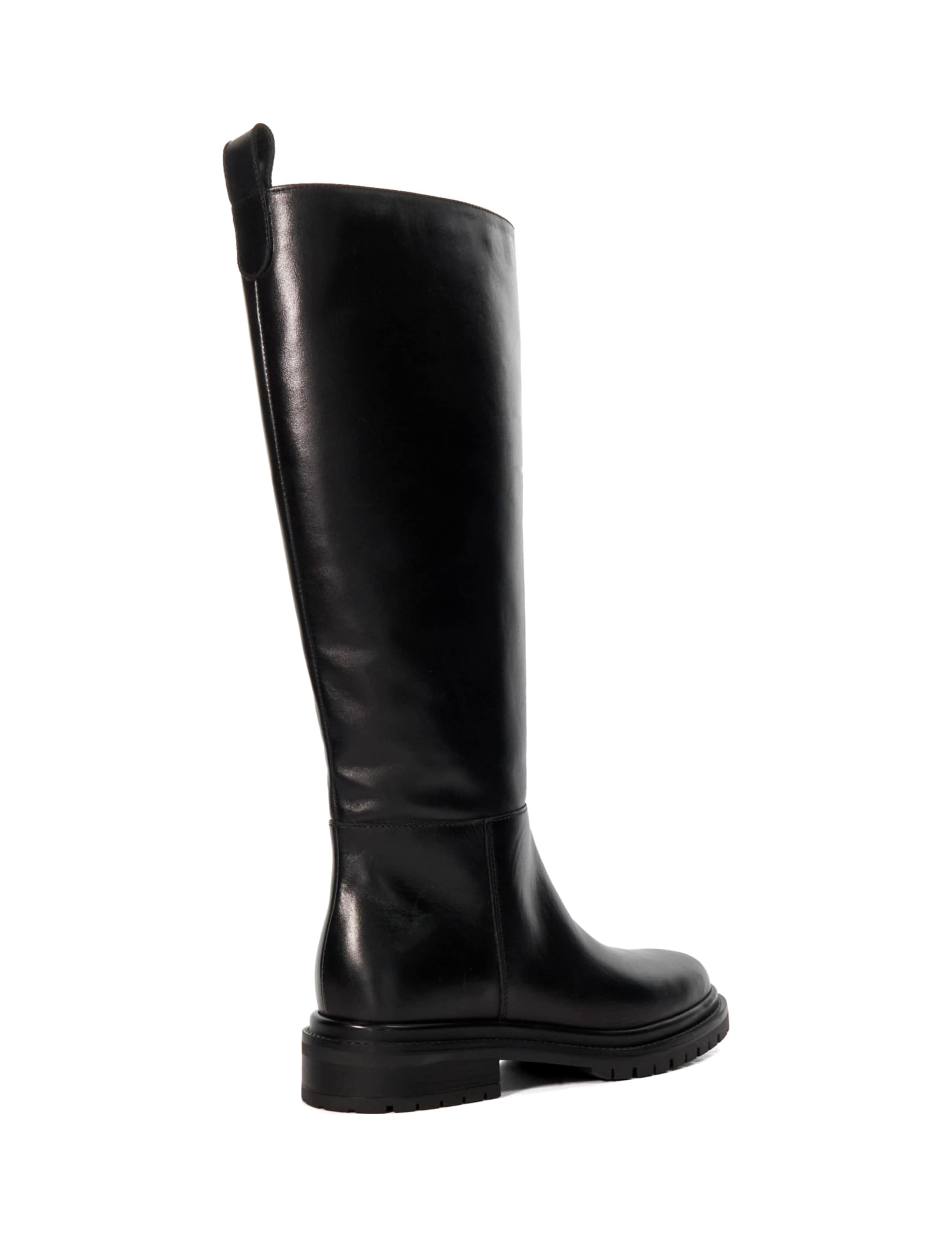Leather Cleated Flat Knee High Boots 4 of 4
