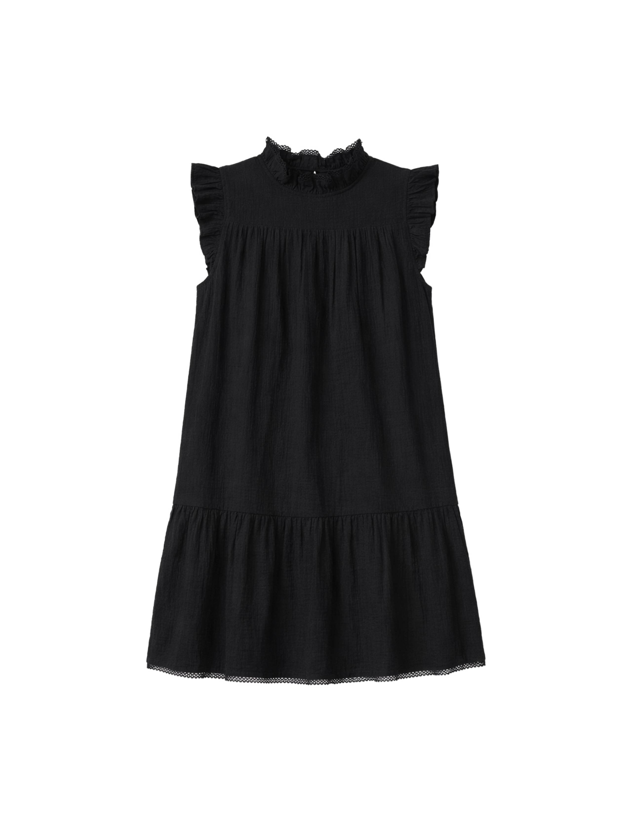 Pure Cotton Frill Detail Mini Dress 2 of 6
