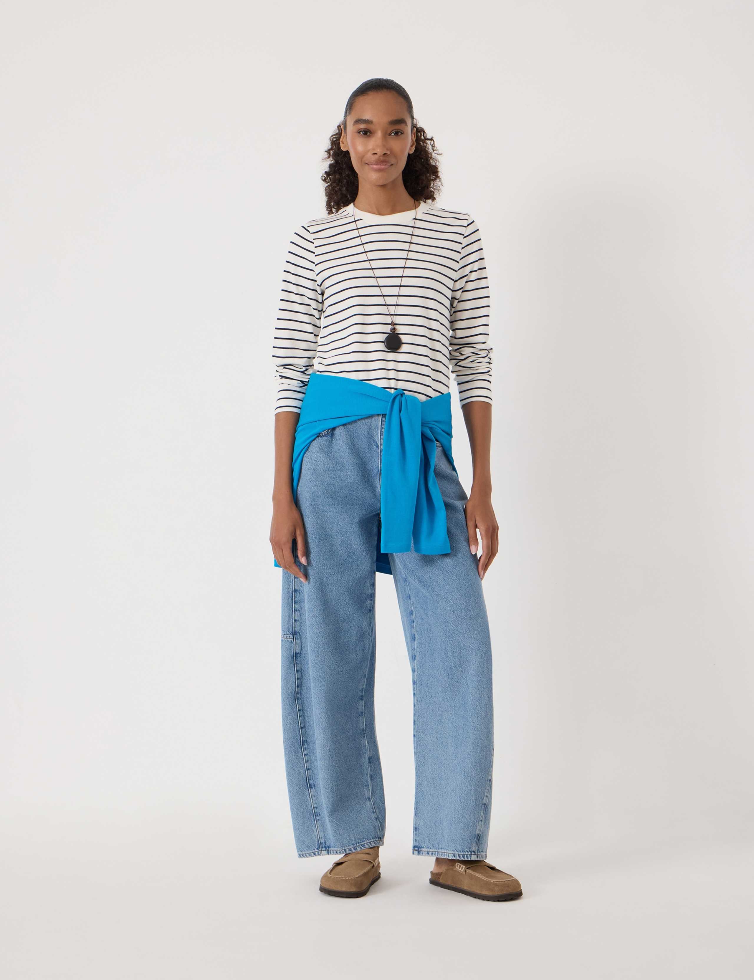Pure Cotton Striped Top 5 of 5