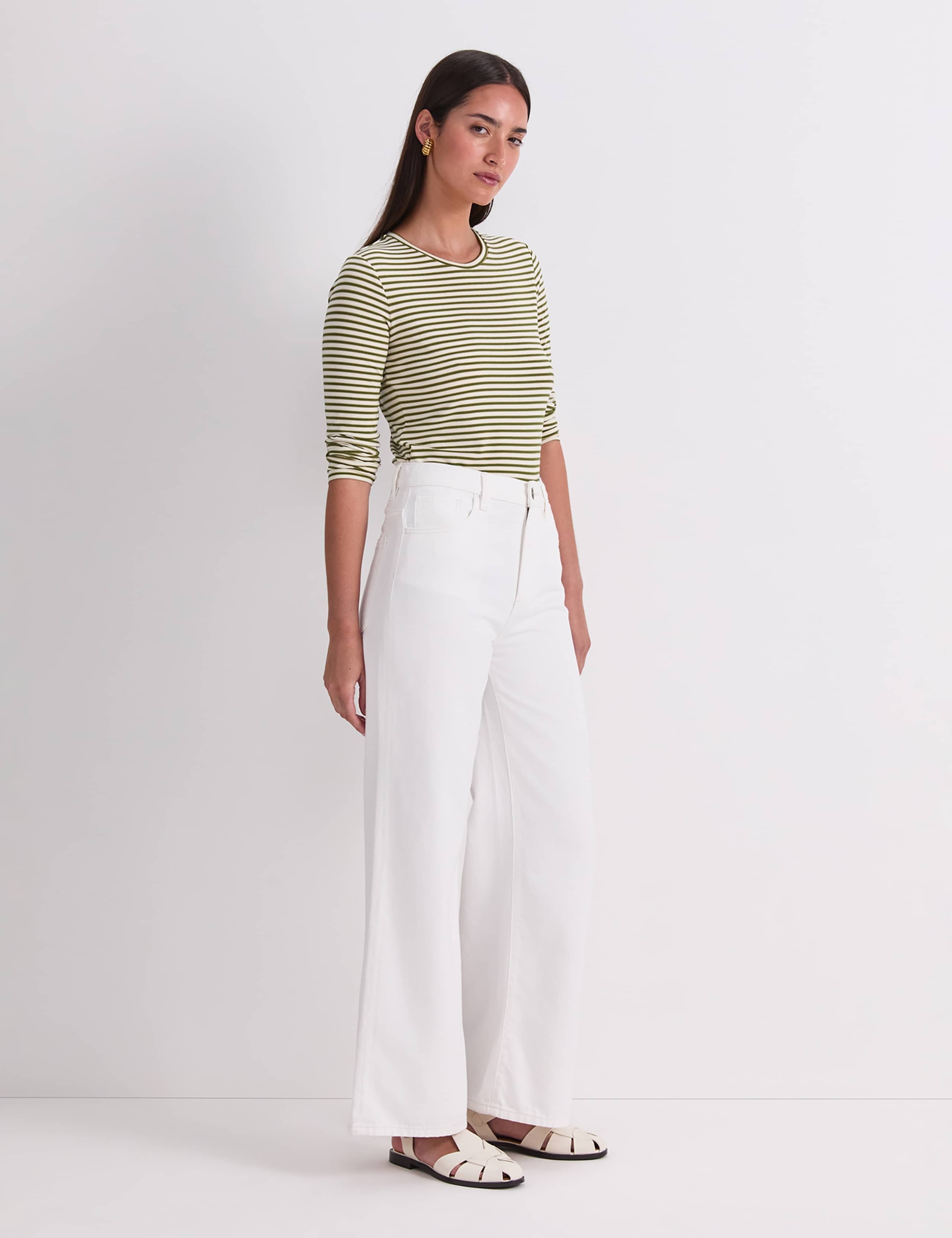 High Waisted Wide Leg Jeans 4 of 6