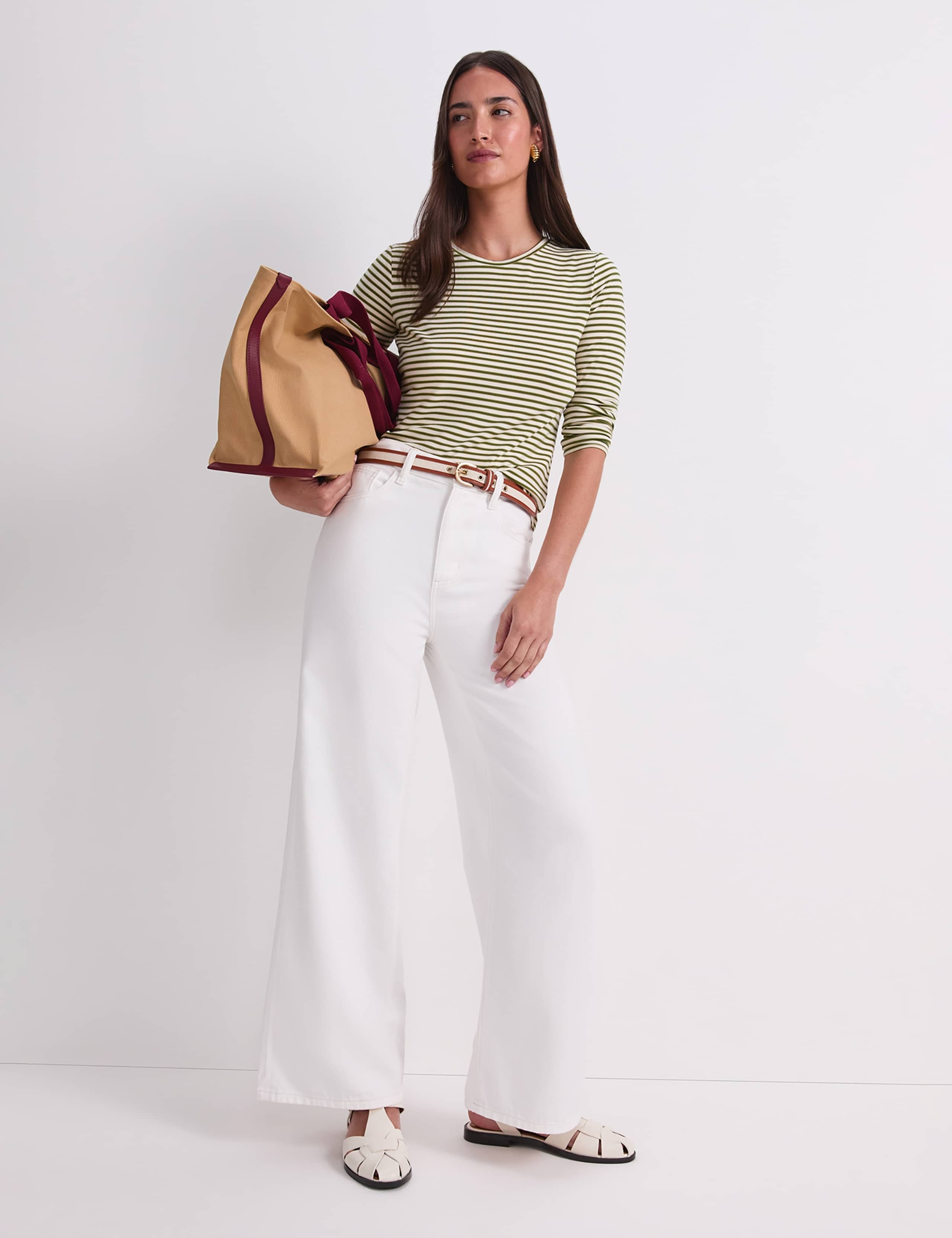 High Waisted Wide Leg Jeans 5 of 6