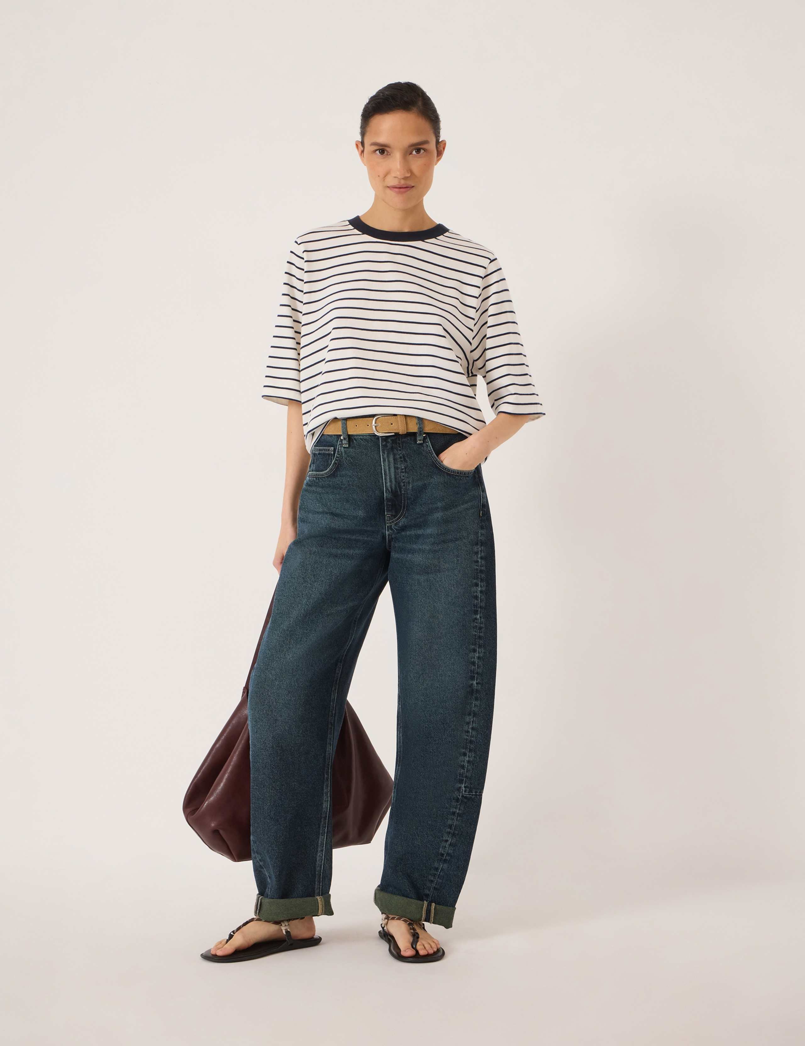 Pure Cotton Striped T-Shirt 4 of 5