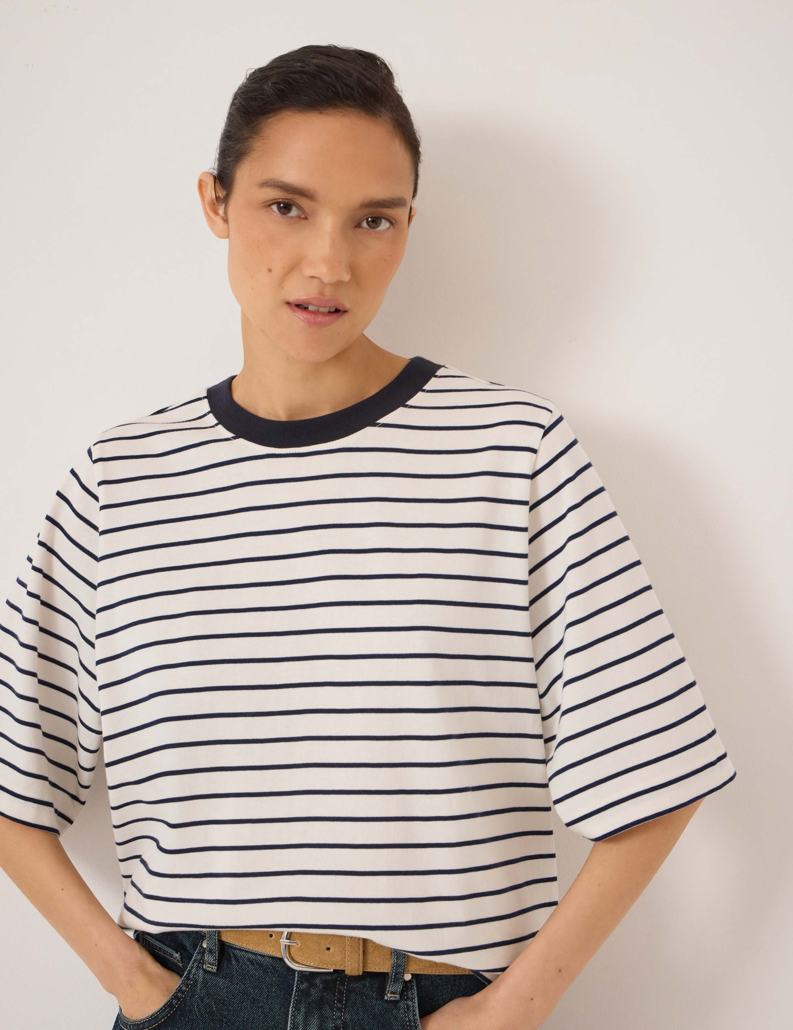 Pure Cotton Striped T-Shirt 5 of 5
