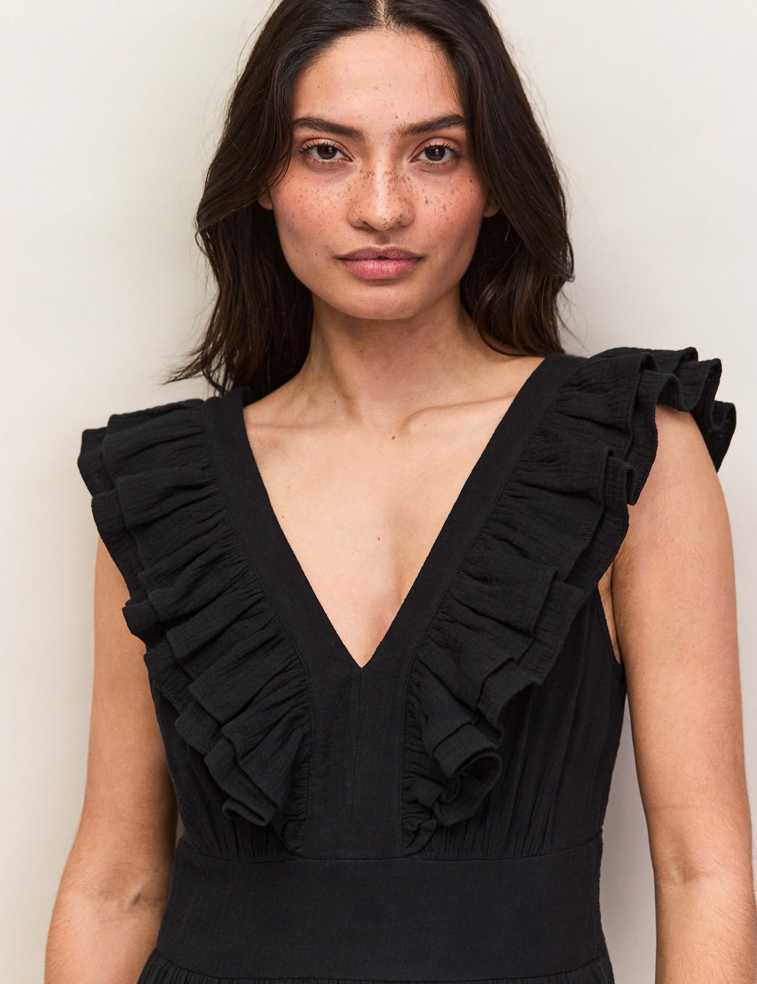 Pure Cotton Midaxi Tiered Dress 5 of 6