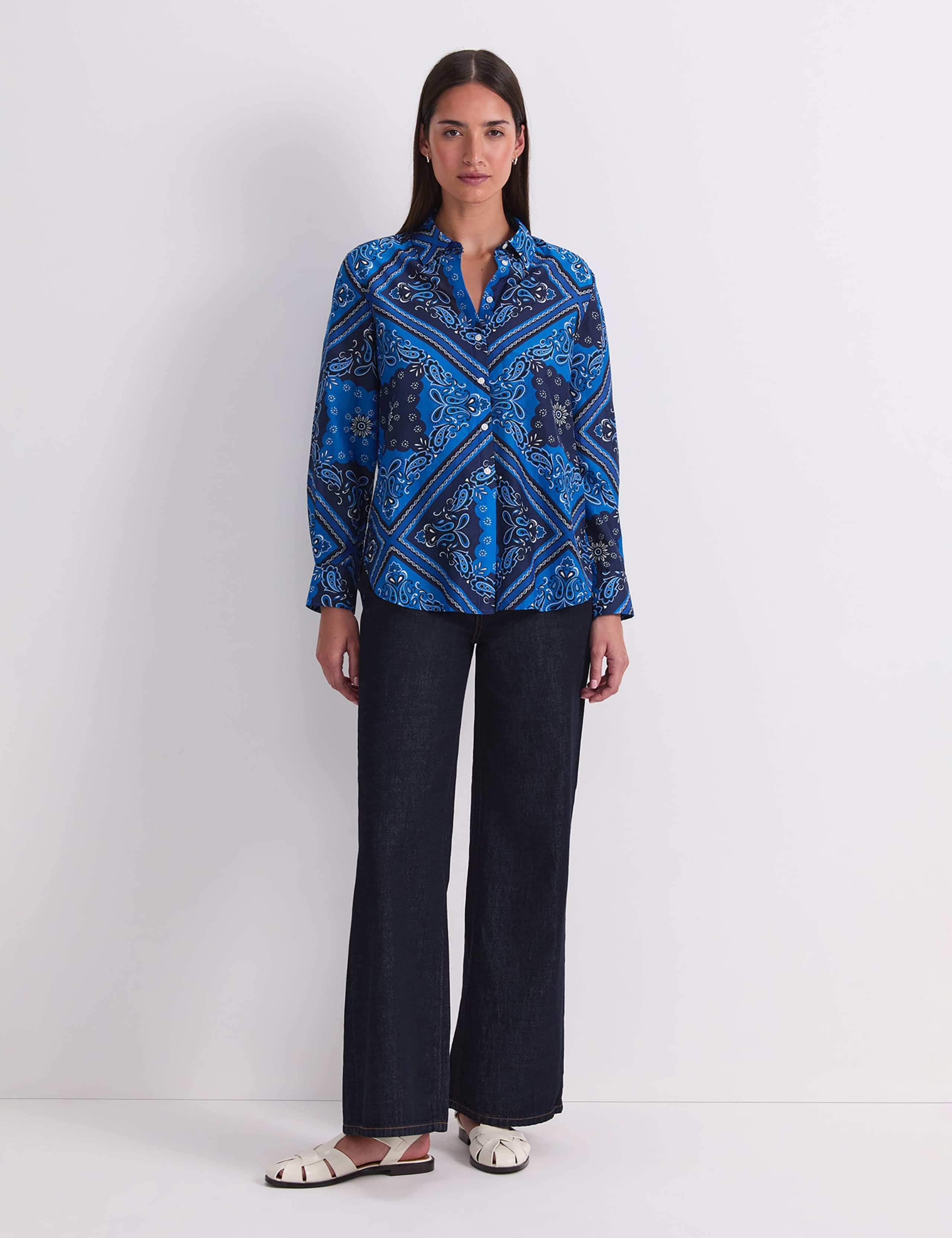 Cotton Rich Bandana Print Shirt 2 of 7
