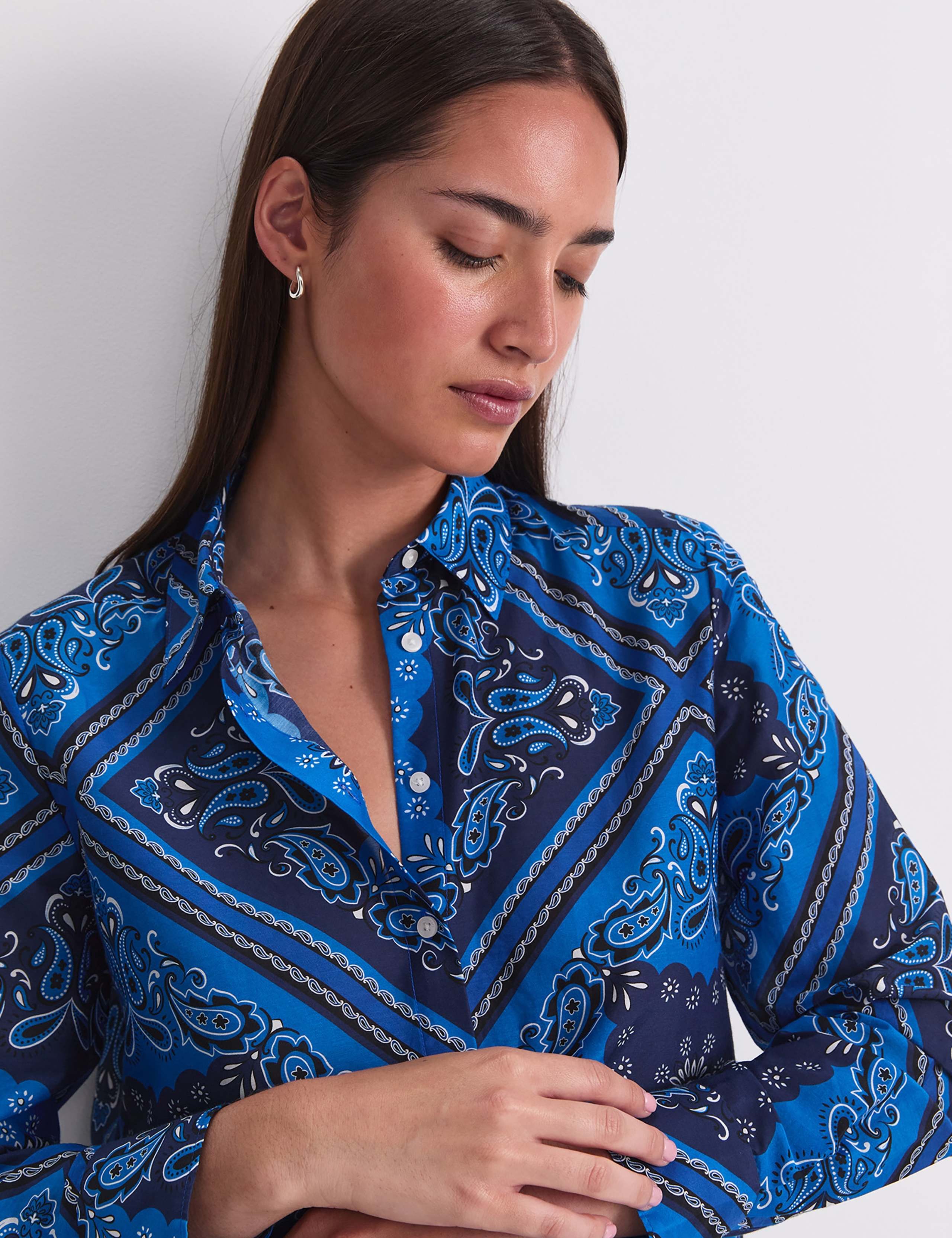 Cotton Rich Bandana Print Shirt 6 of 7