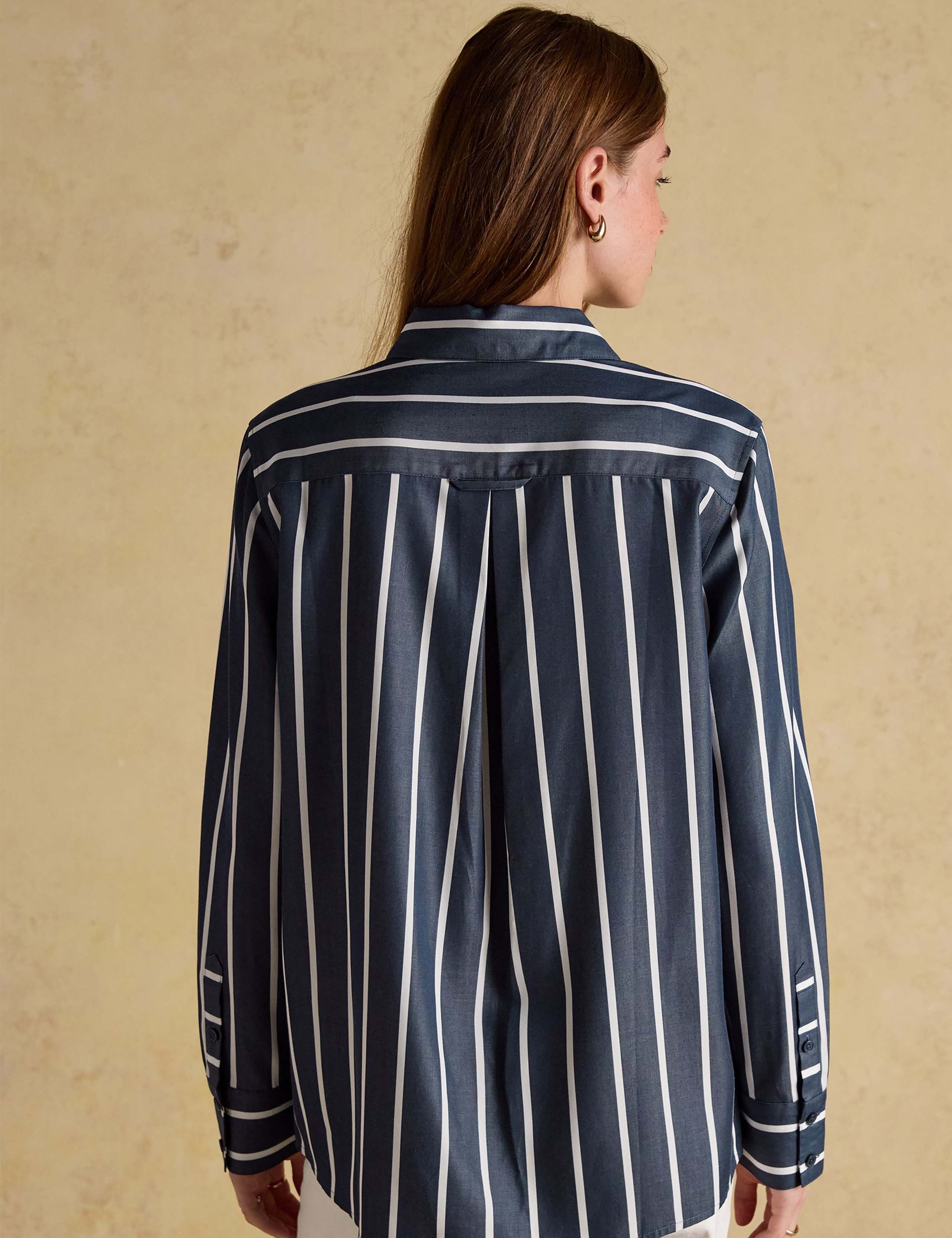 Striped Cuffed Long Sleeve Shirt 5 of 7