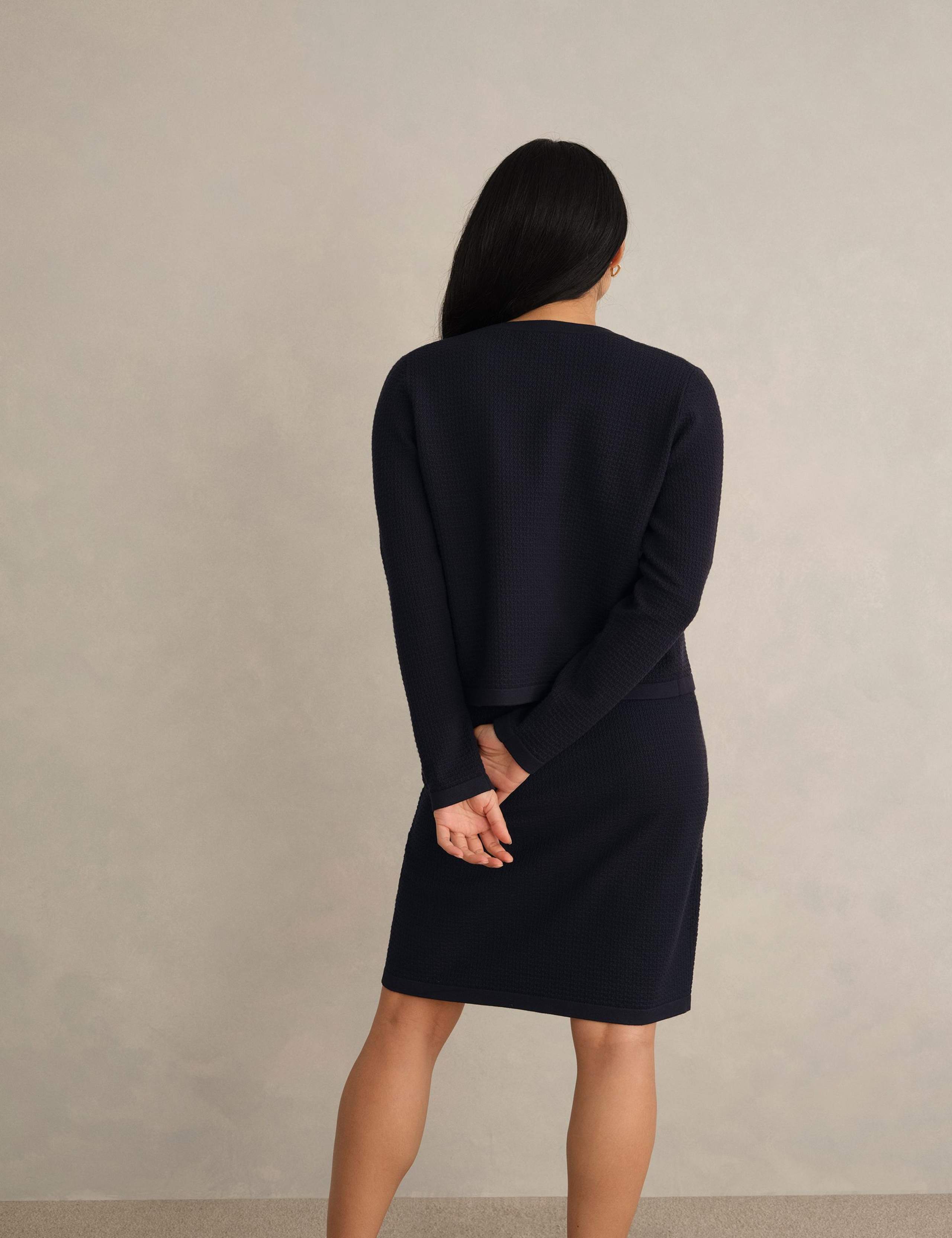 Textured Cropped Coatigan 4 of 6