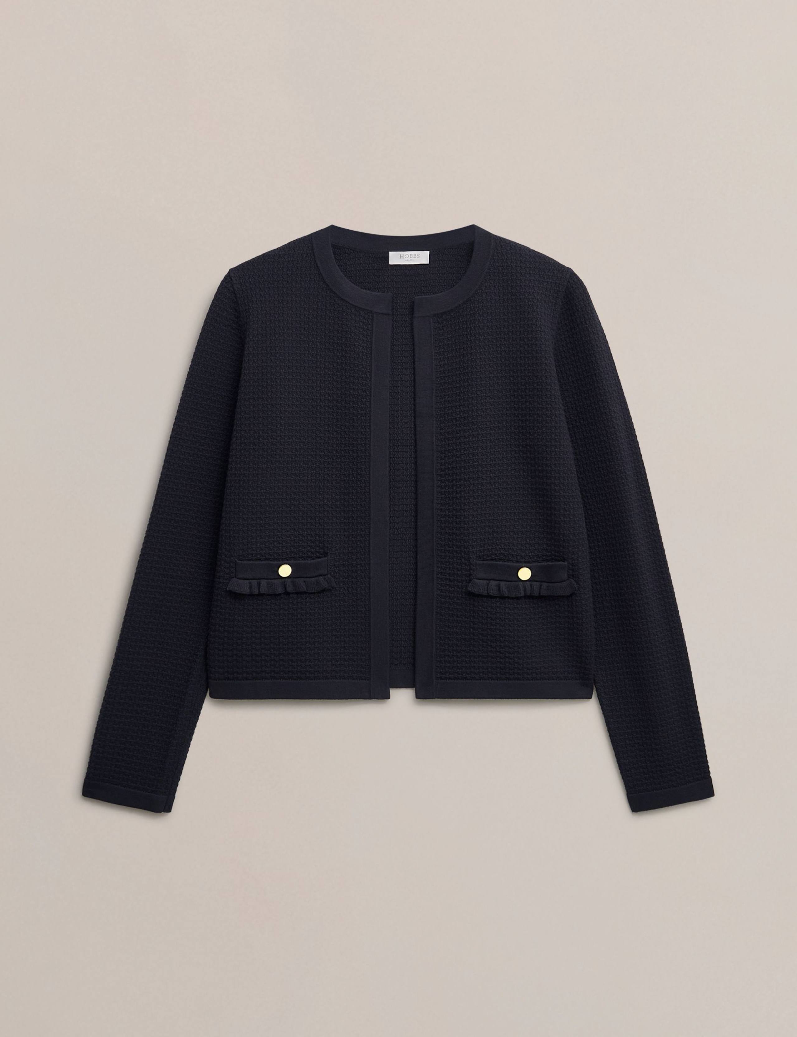 Textured Cropped Coatigan 2 of 6