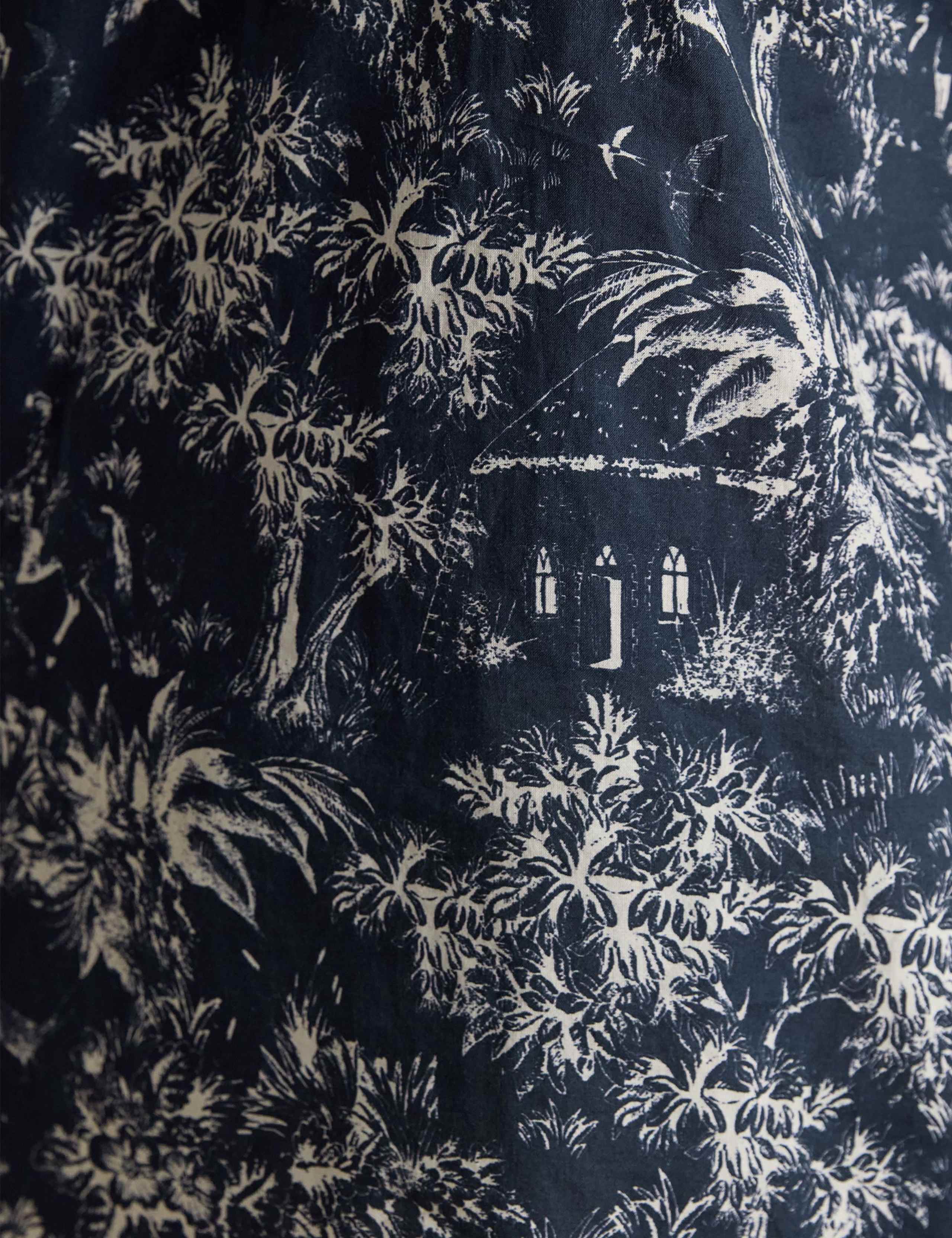 Pure Cotton Printed High Neck Blouse 8 of 8