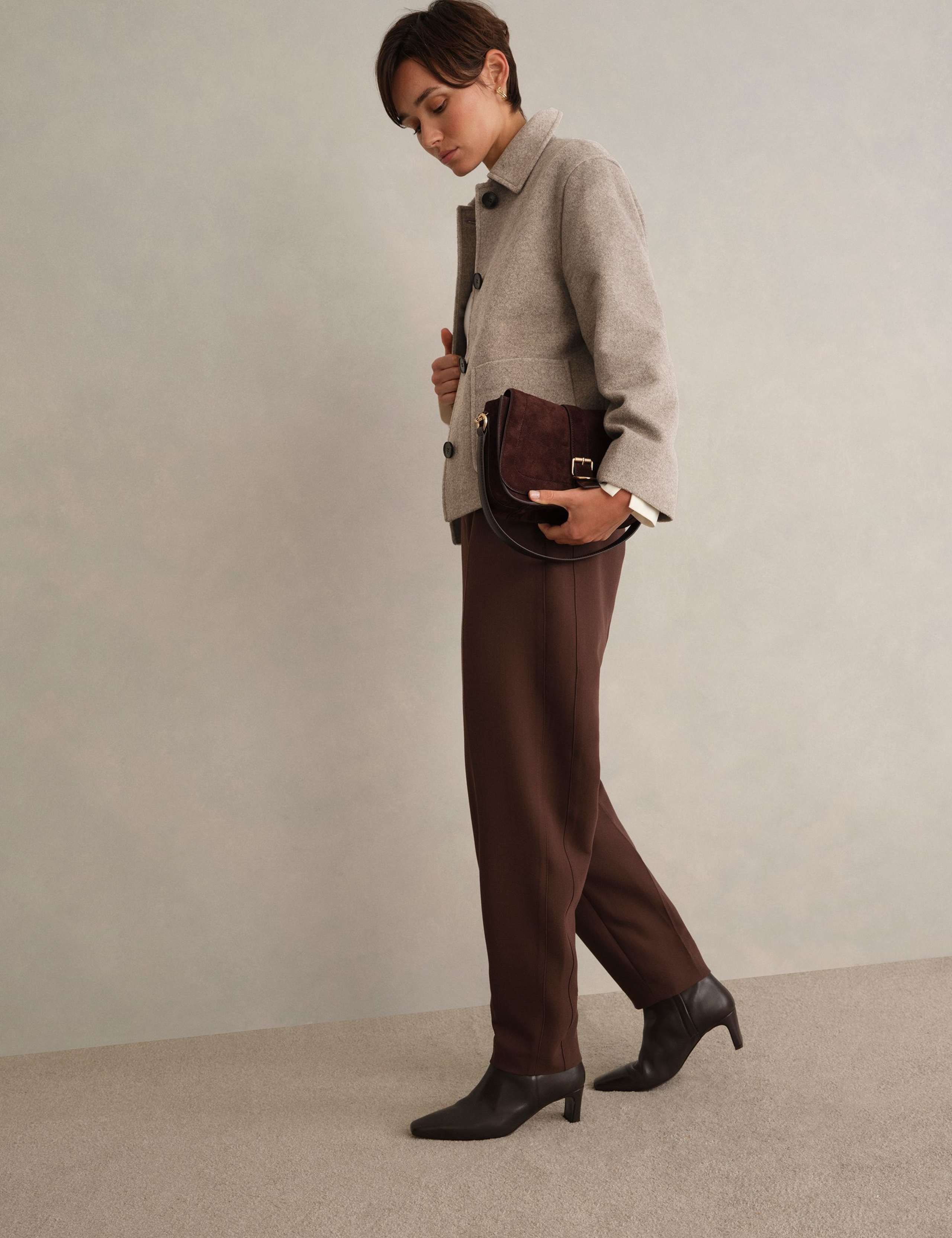 Wool Rich Cropped Jacket 3 of 6