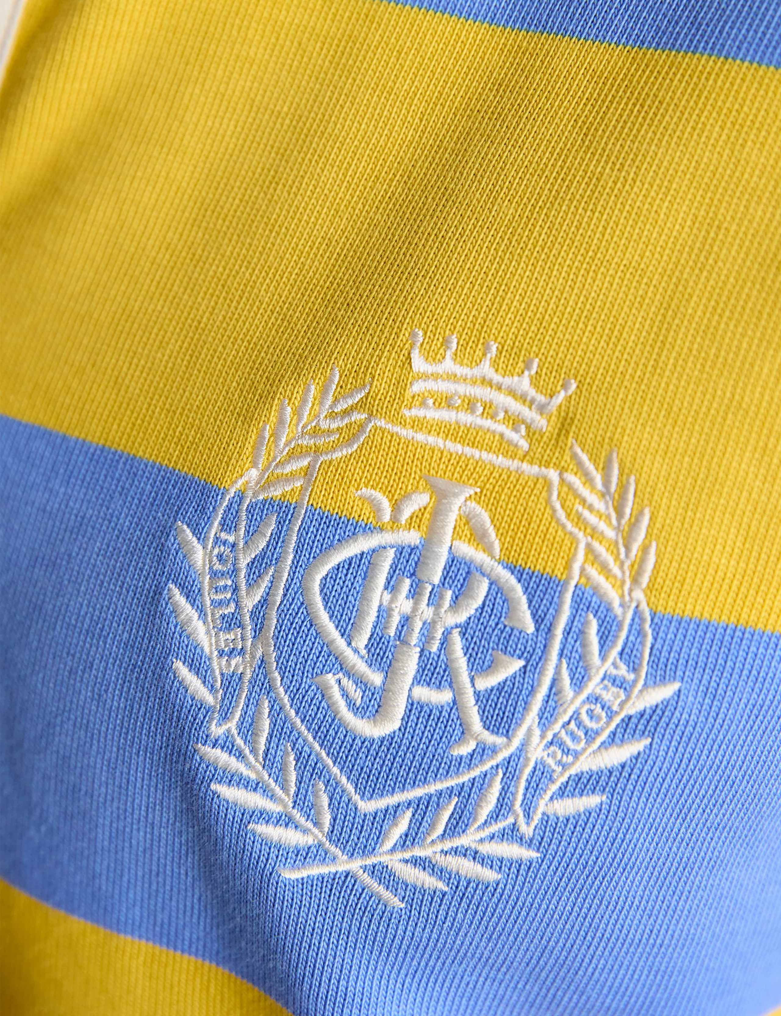 Pure Cotton Striped Embroidered Rugby Shirt 9 of 9