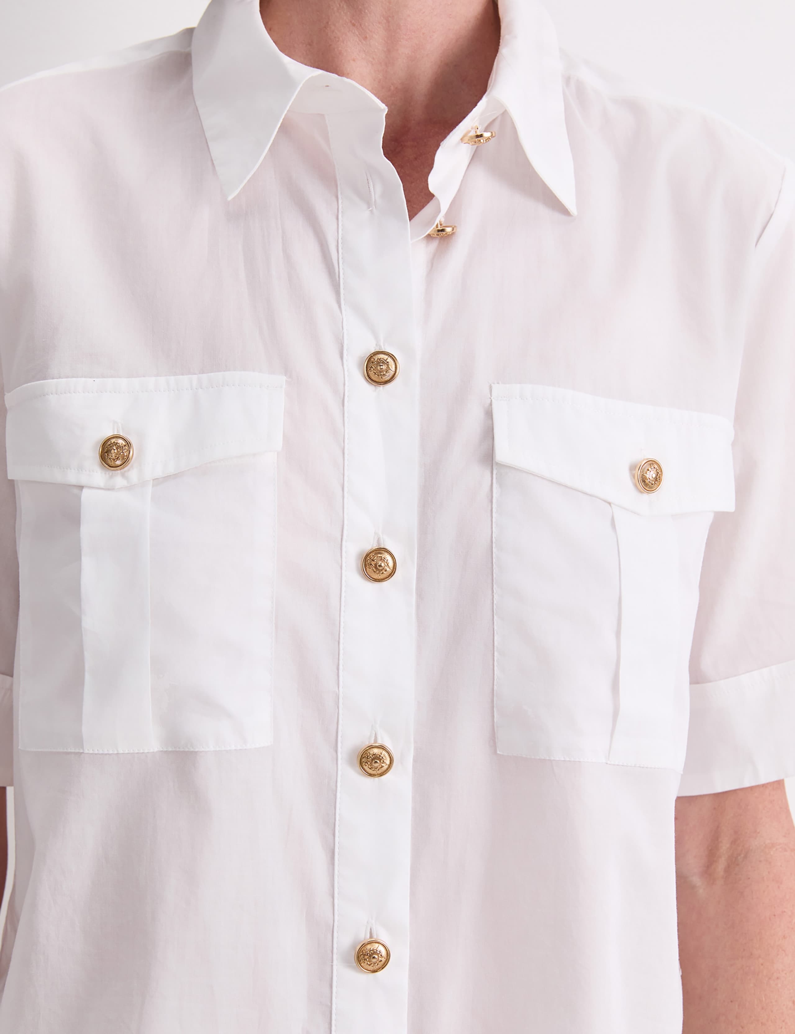 Pure Cotton Collared Shirt 7 of 7