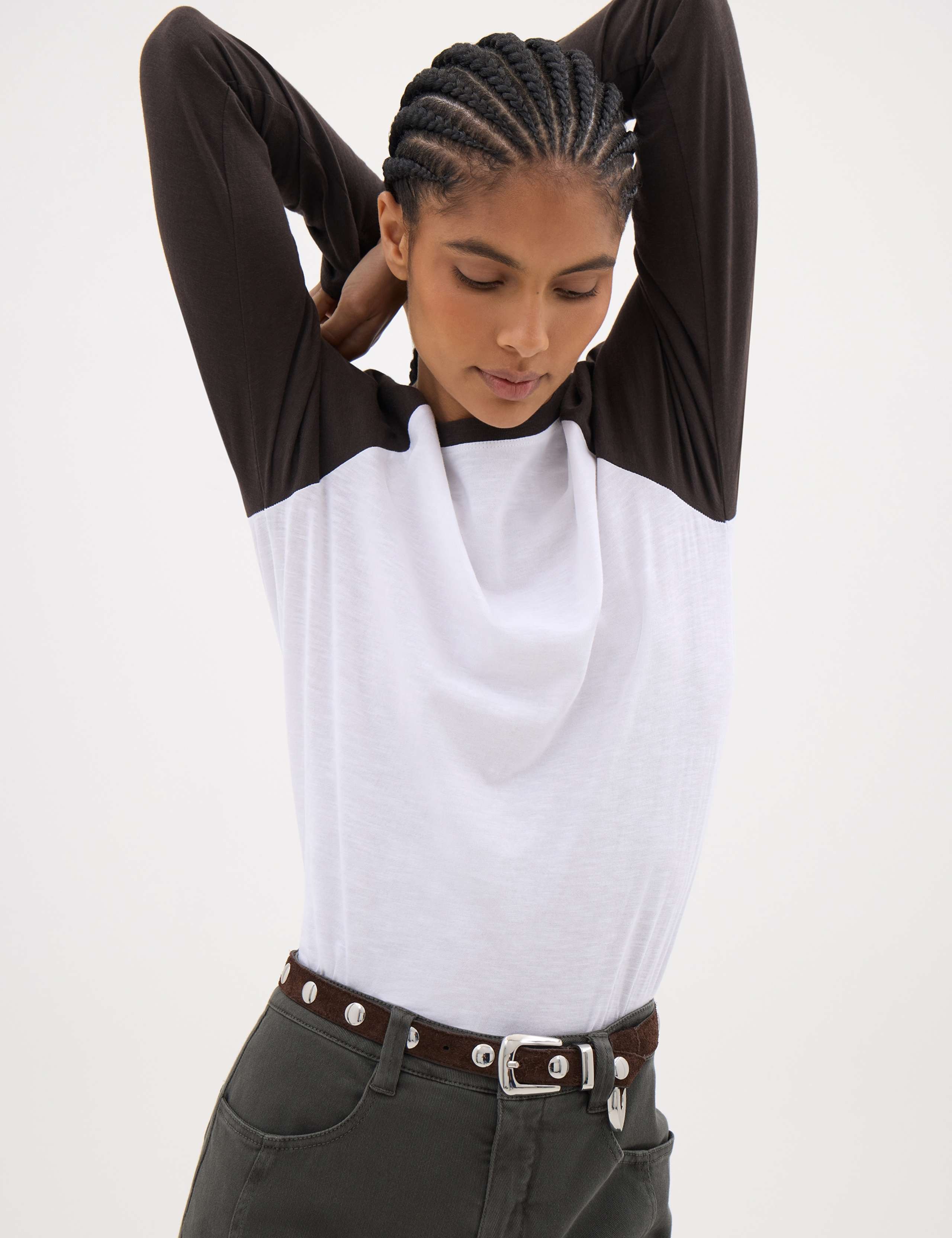 Pure Cotton Colour Block Top 5 of 5