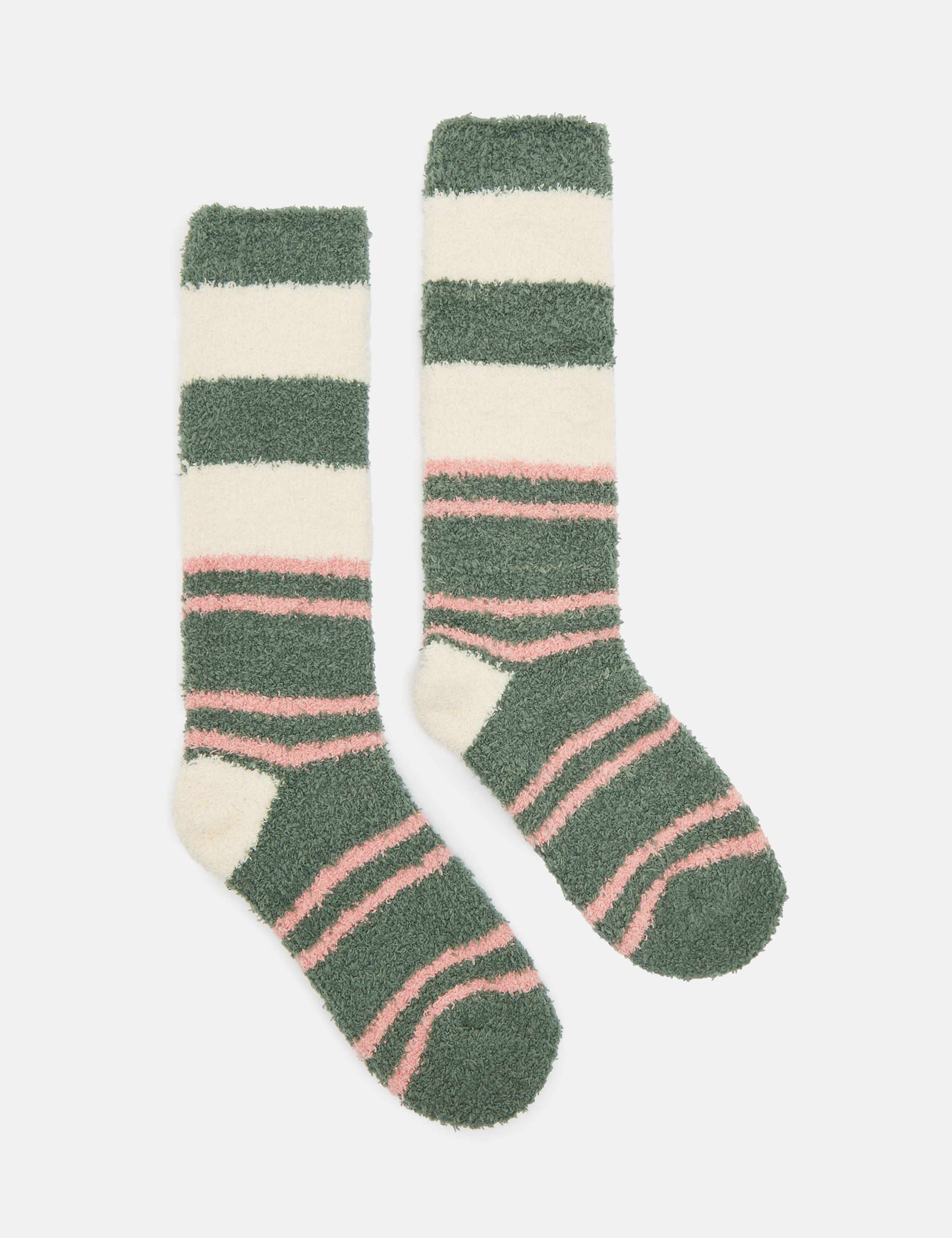 Striped Fluffy Socks 1 of 3