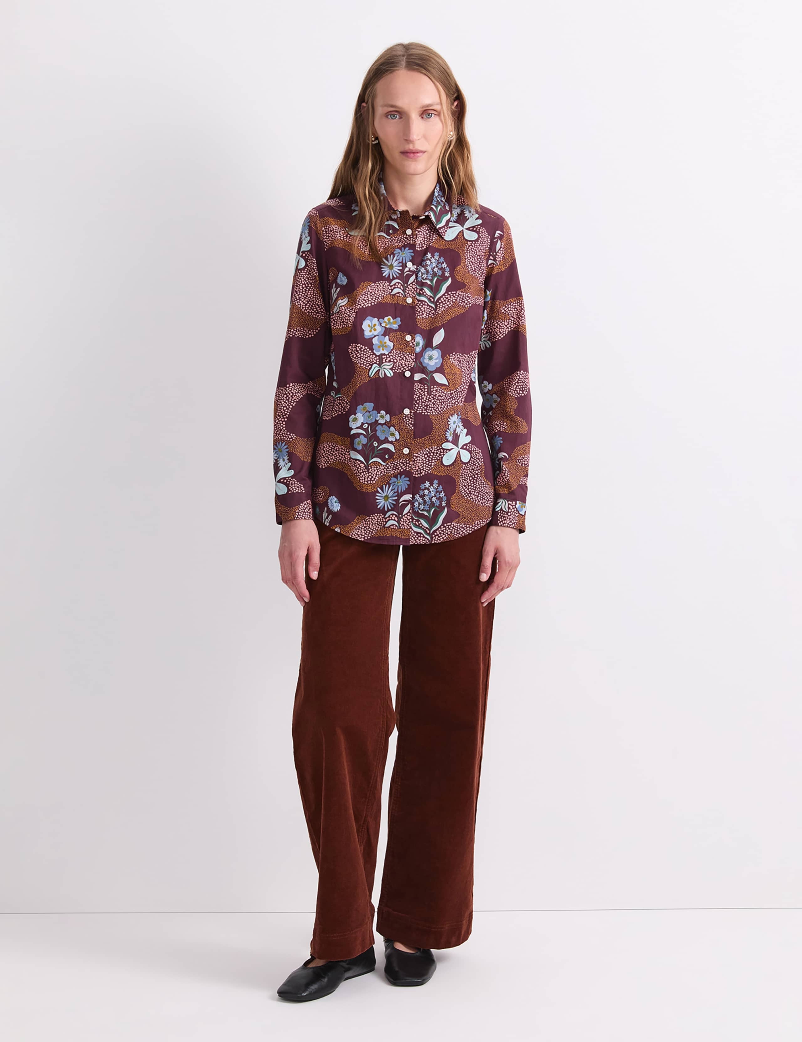 Pure Cotton Paisley Shirt 3 of 7