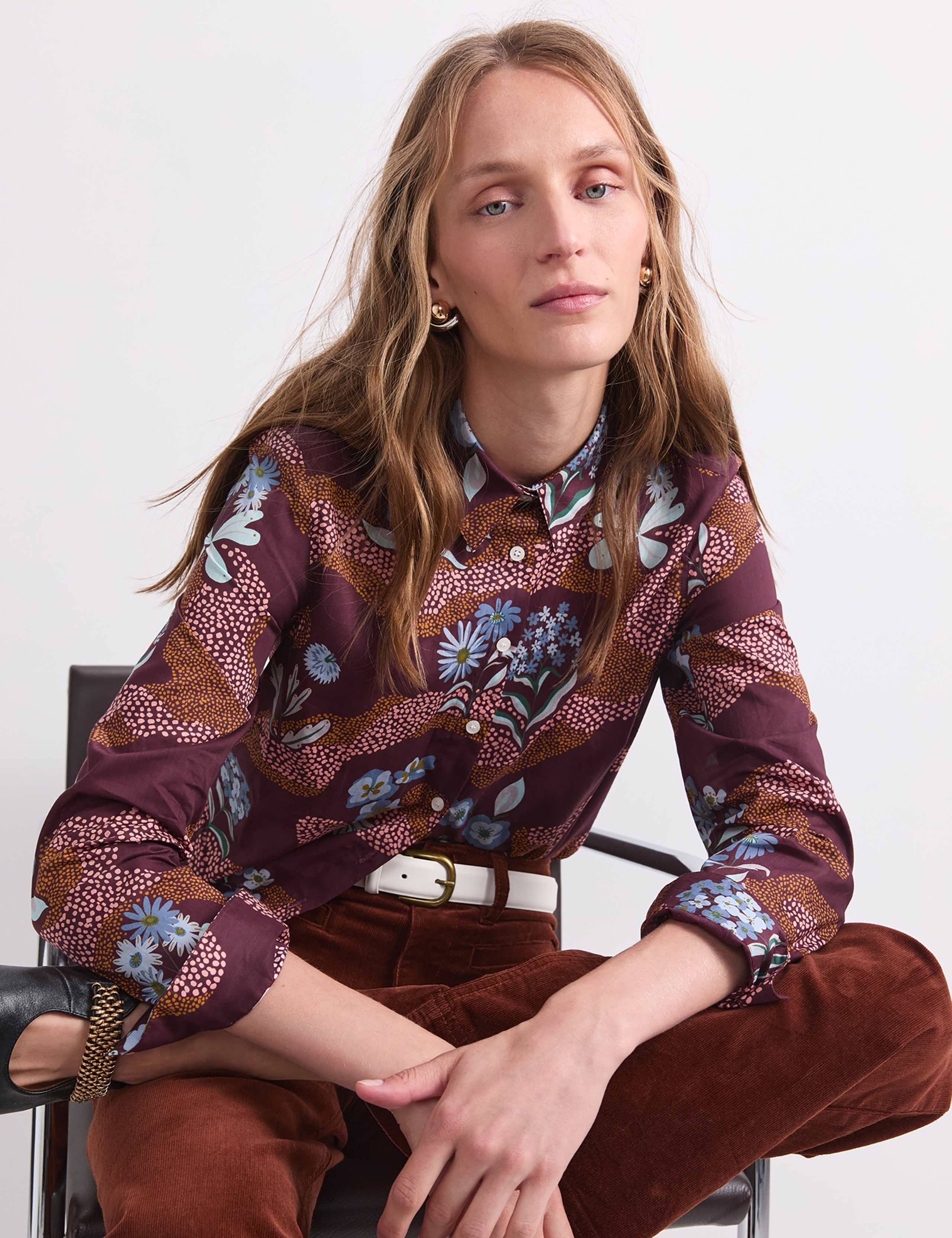 Pure Cotton Paisley Shirt 6 of 7