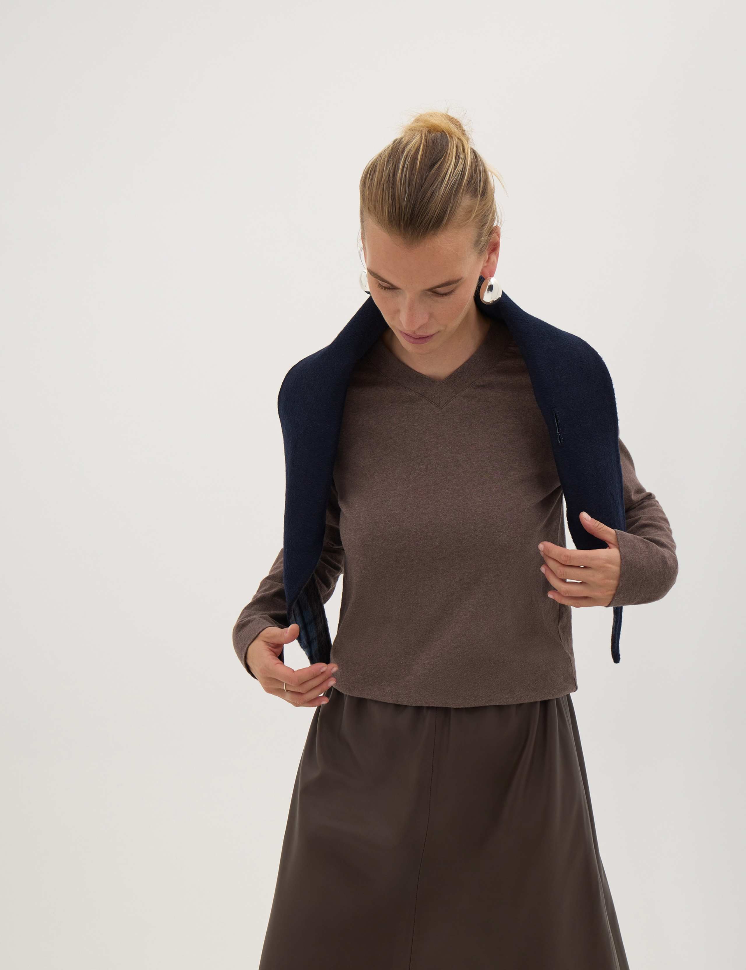 Pure Cotton V-Neck Top 4 of 5