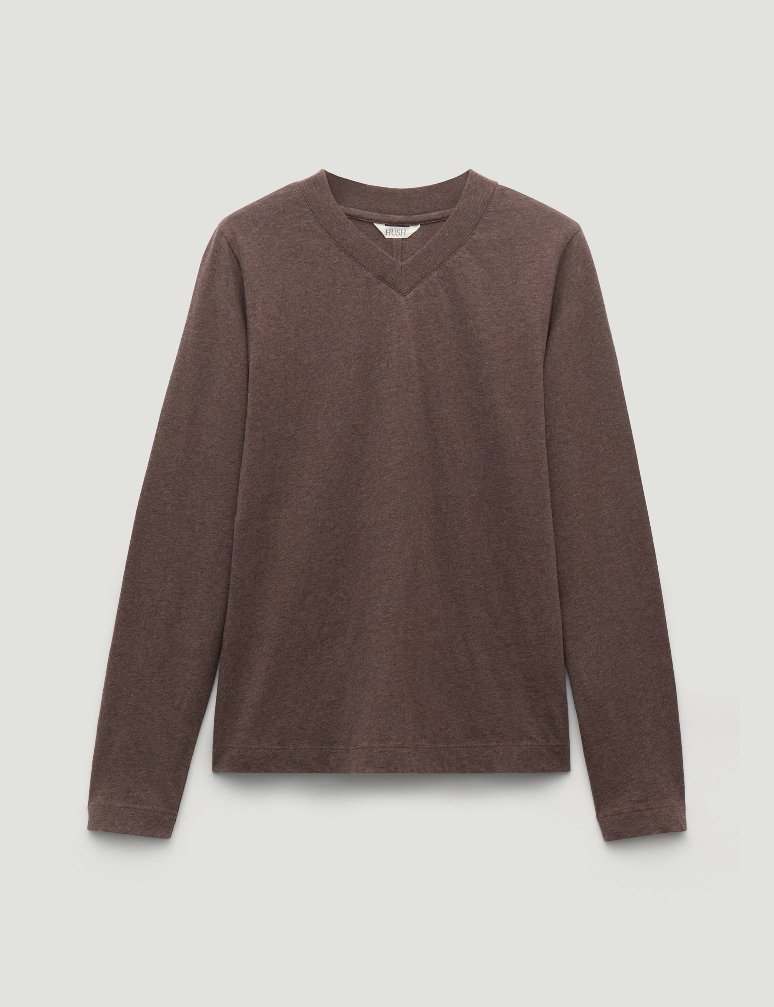 Pure Cotton V-Neck Top 2 of 5