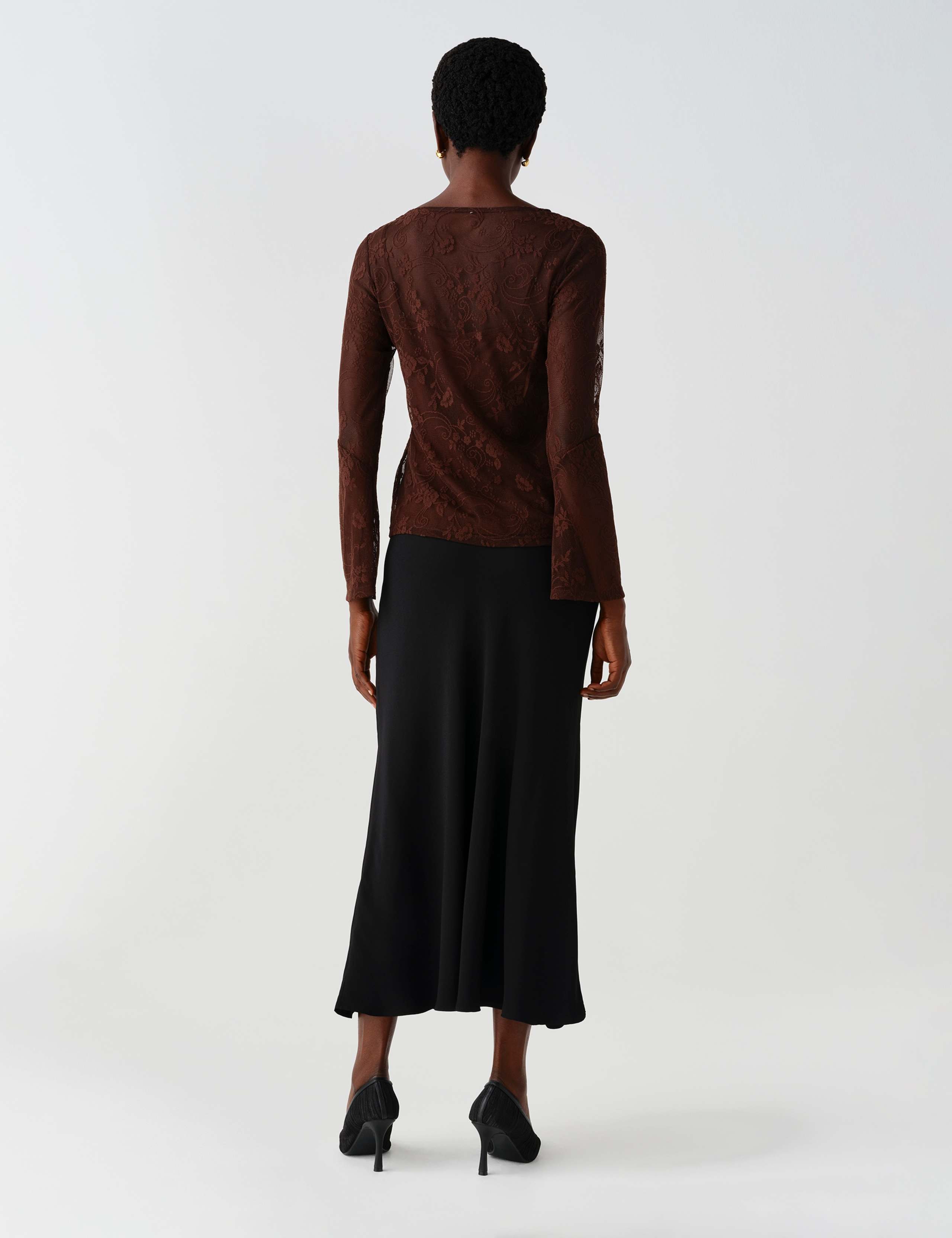 Lace Round Neck Blouse 3 of 11