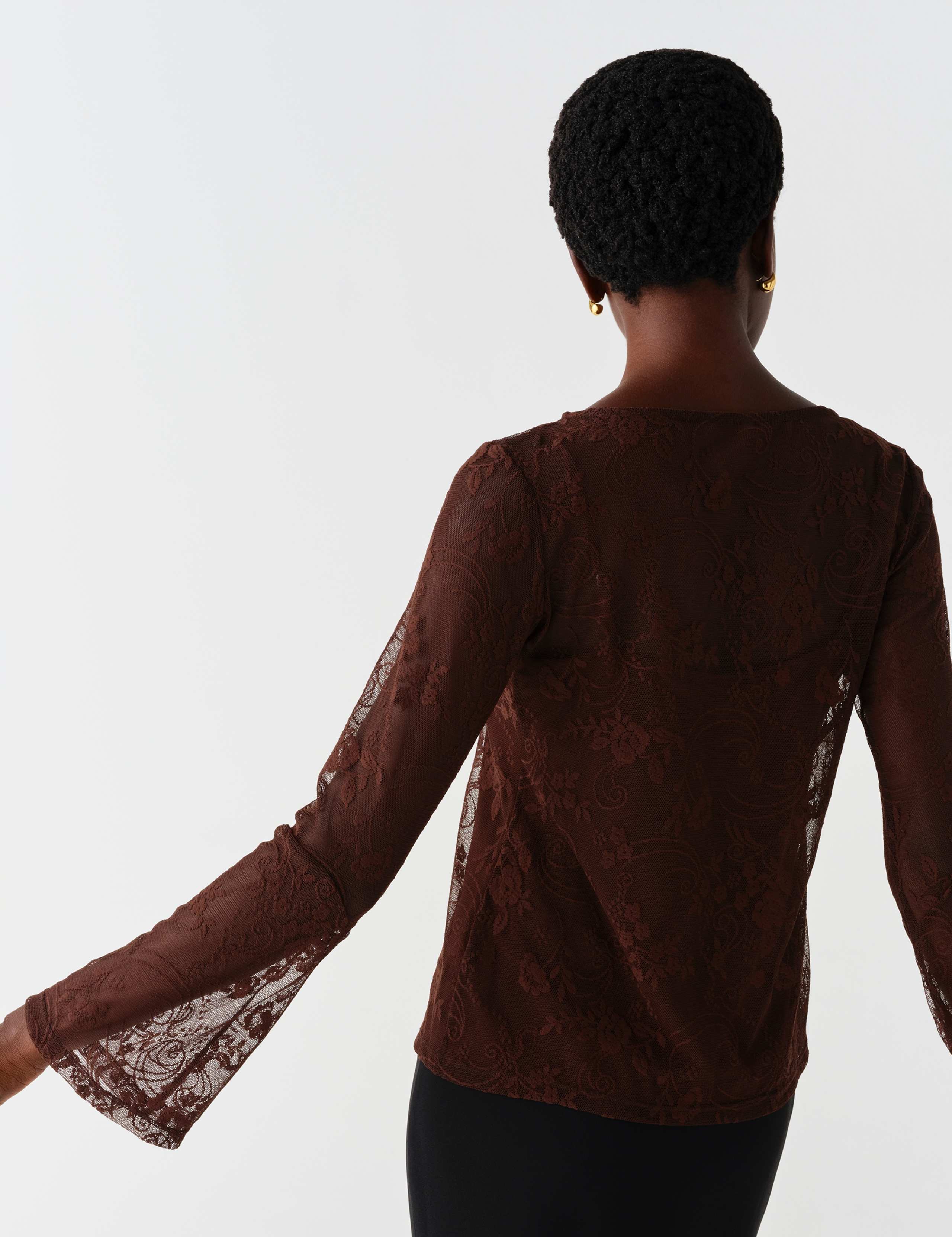 Lace Round Neck Blouse 6 of 11