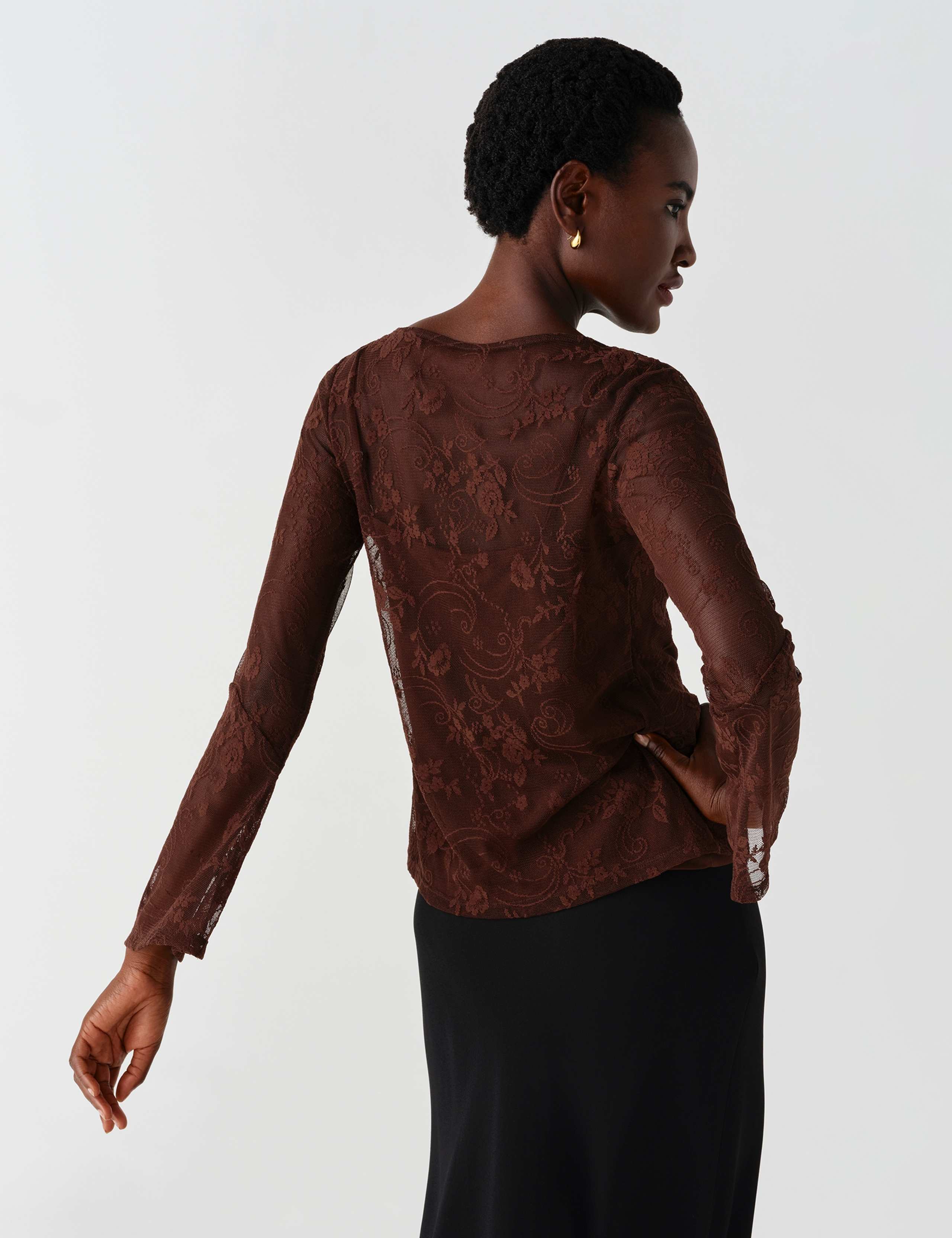 Lace Round Neck Blouse 7 of 11