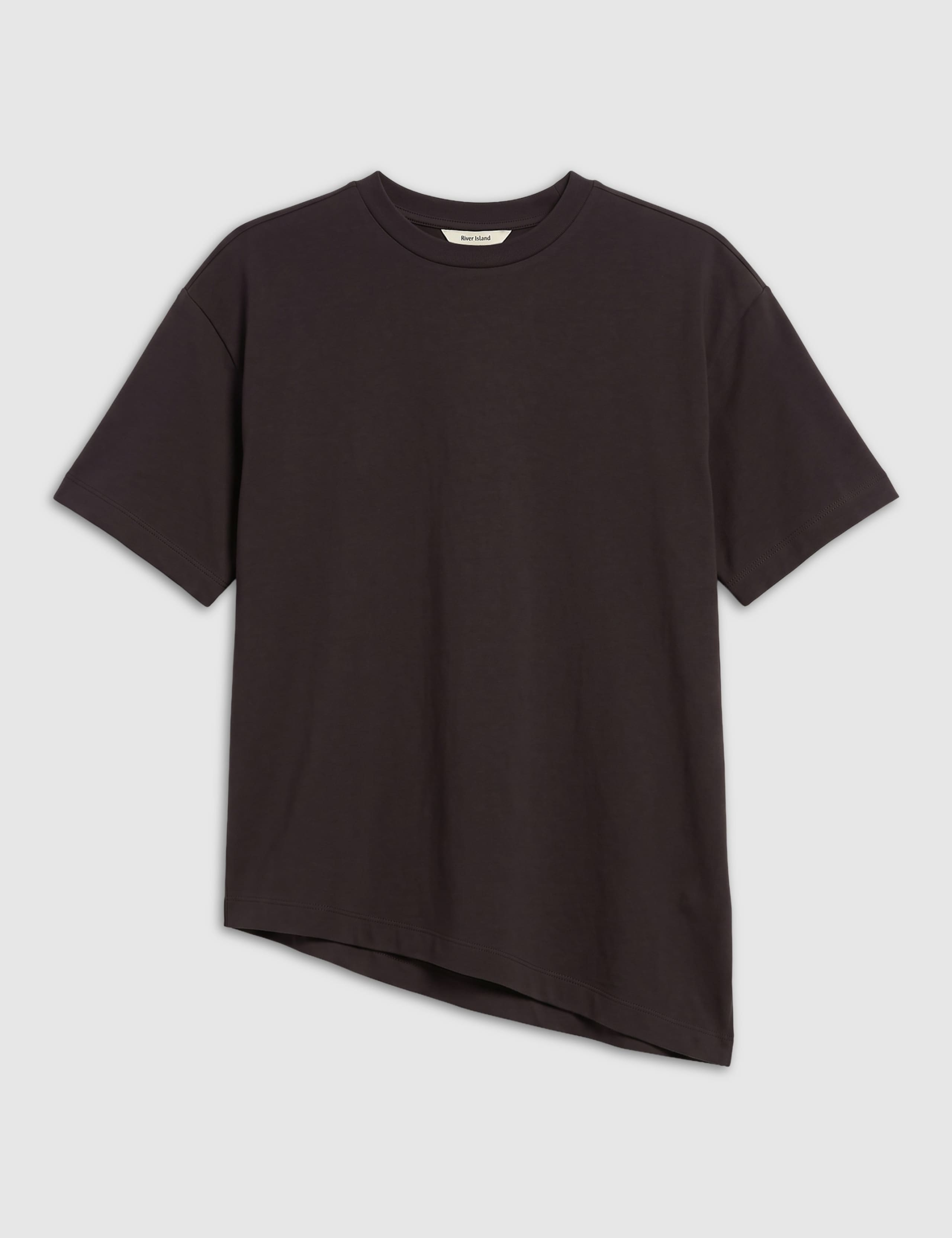 Pure Cotton Crew Neck Oversized T-Shirt 3 of 6