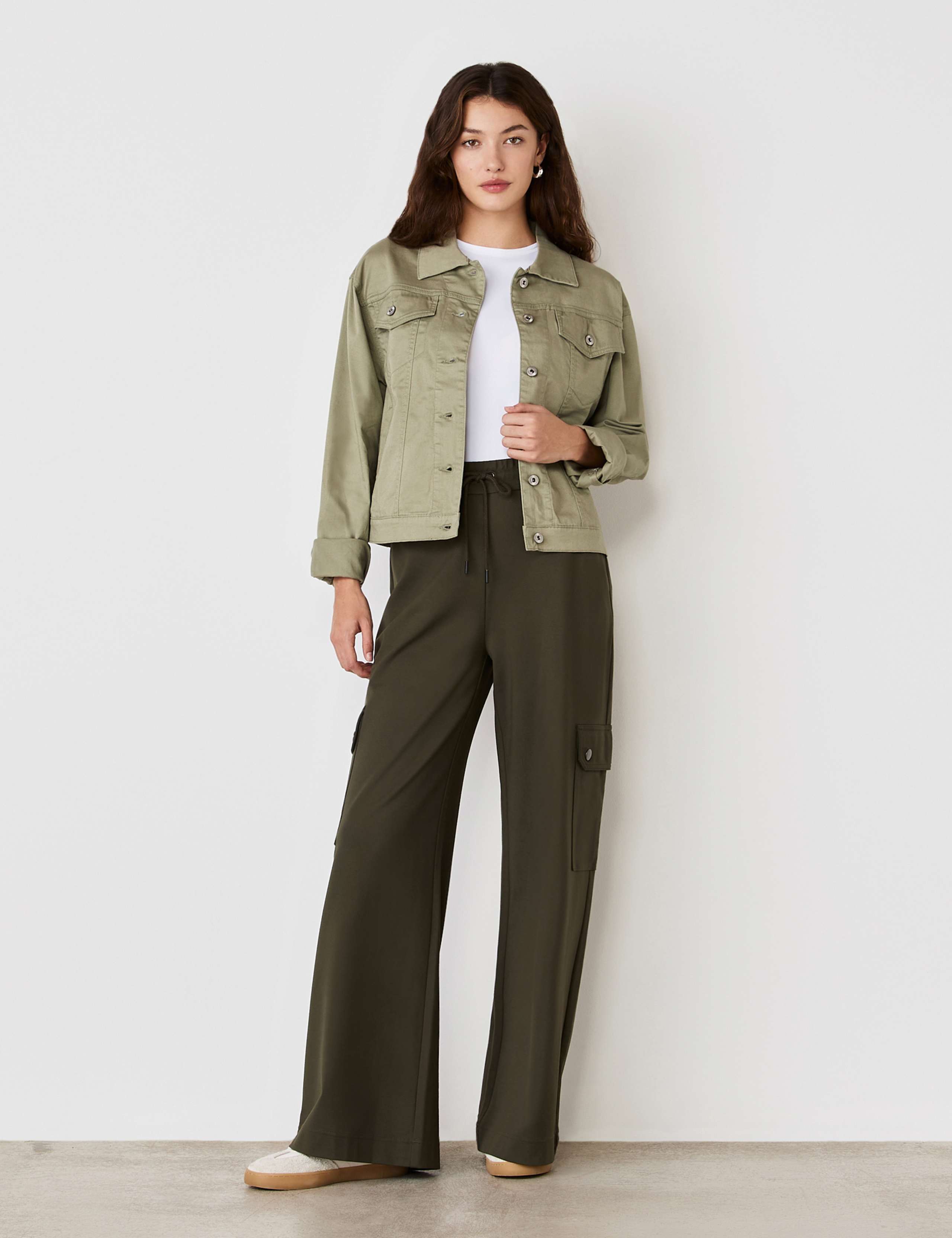 Denim Collared Jacket 2 of 5