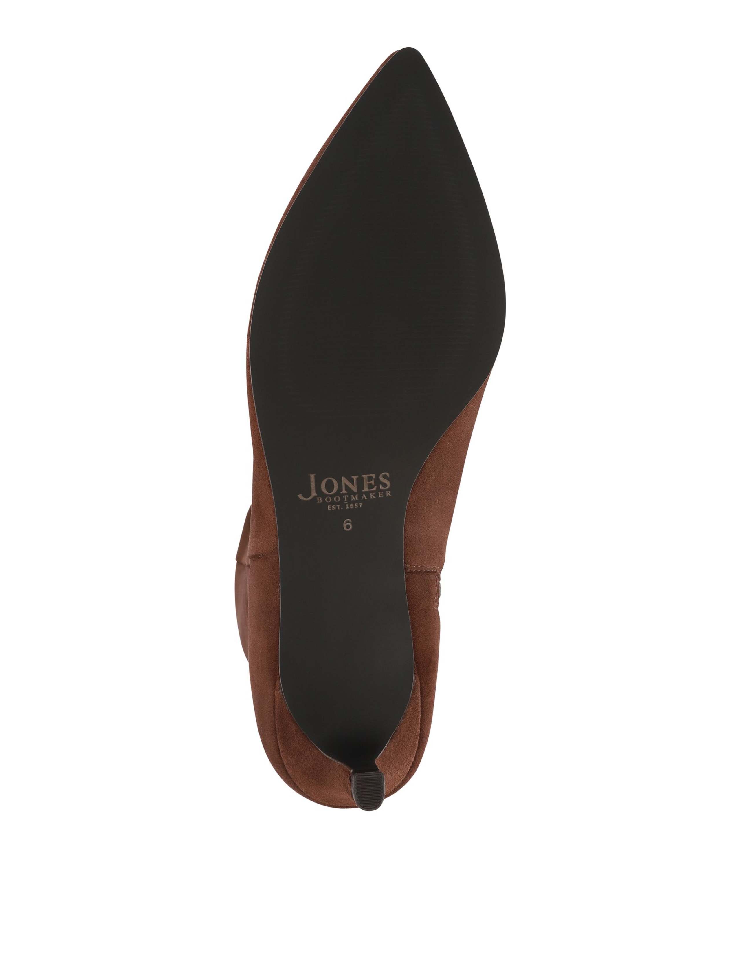 Suede Kitten Heel Knee High Boots 6 of 6