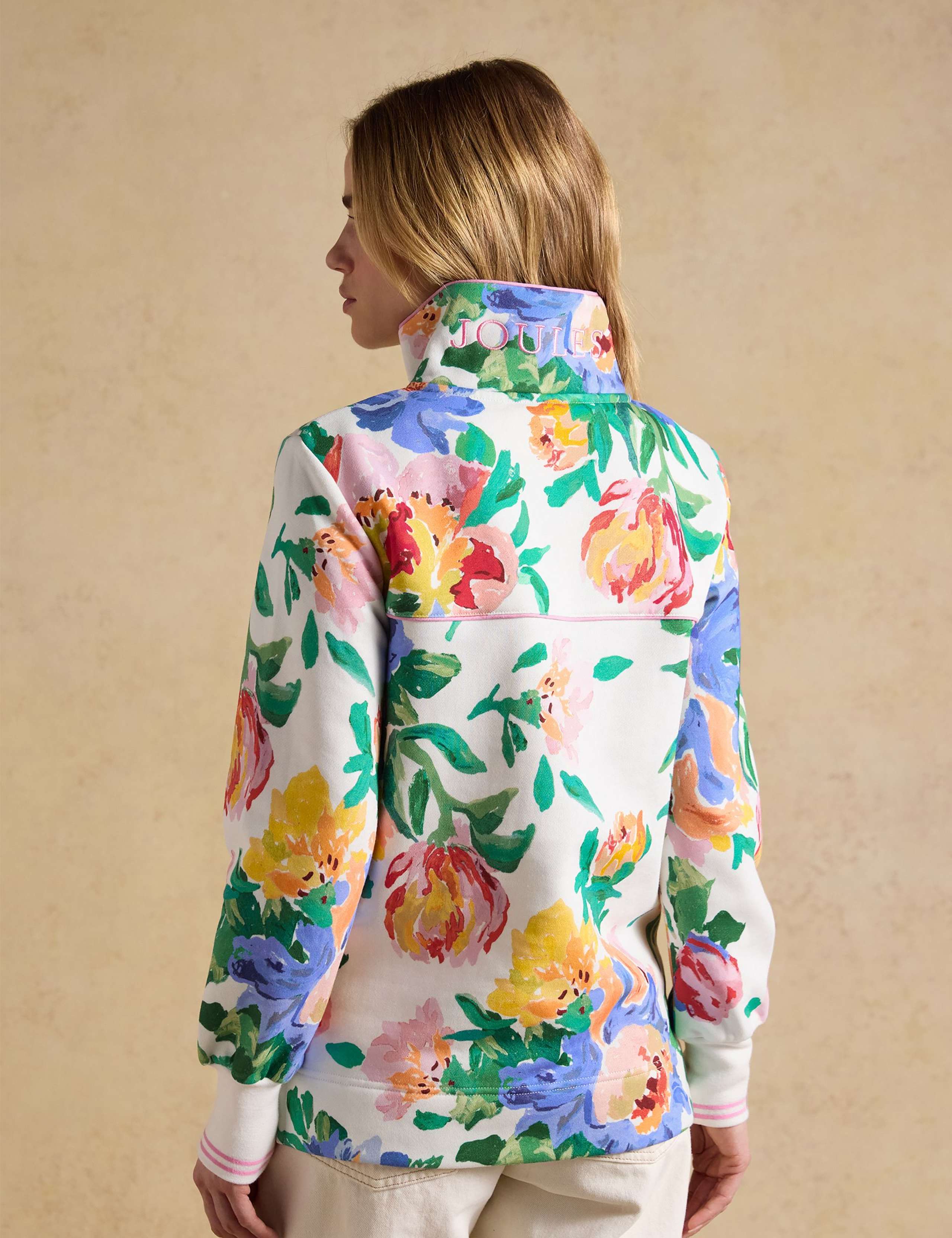 Pure Cotton Floral Sweatshirt 5 of 9