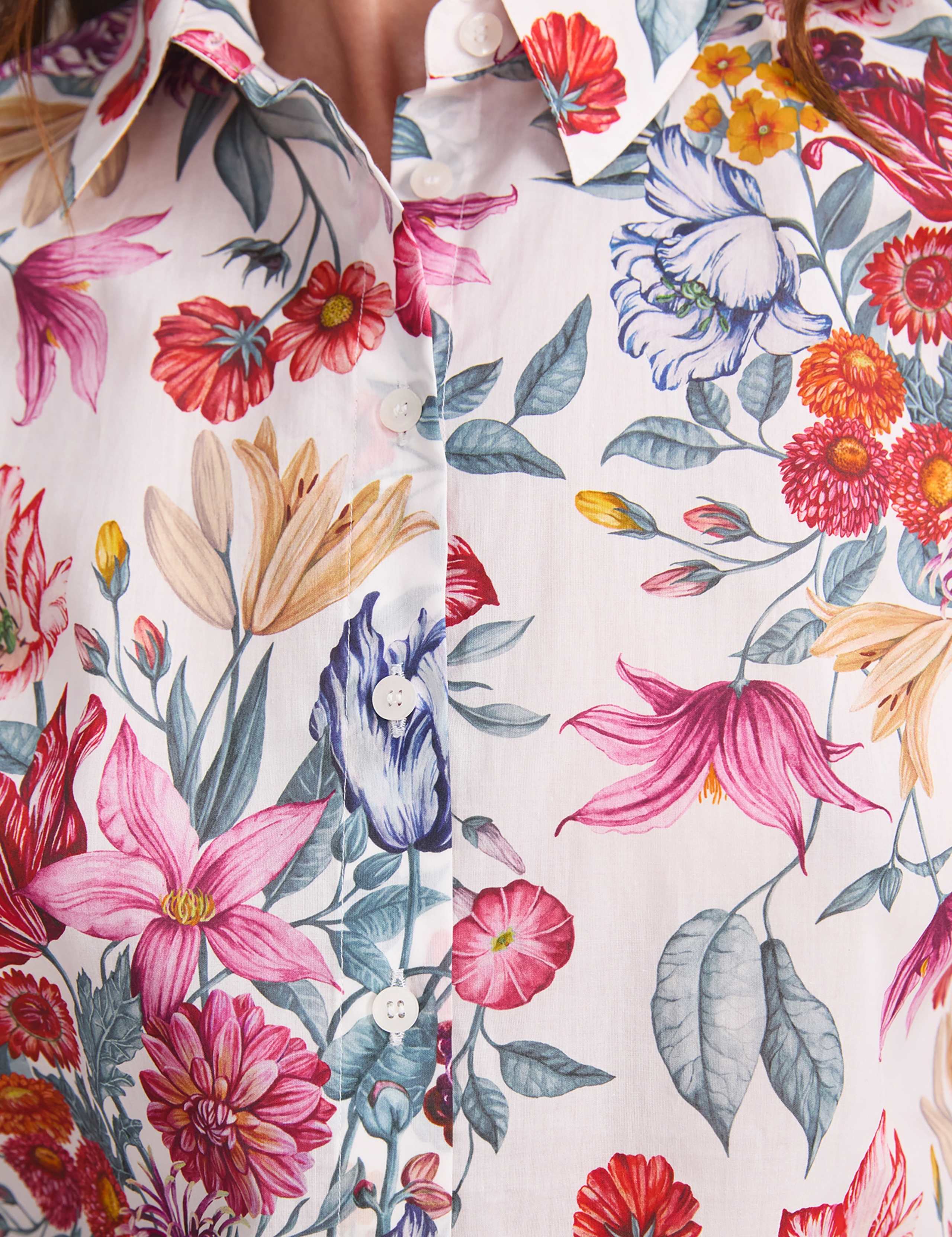Pure Cotton Floral Shirt 4 of 8