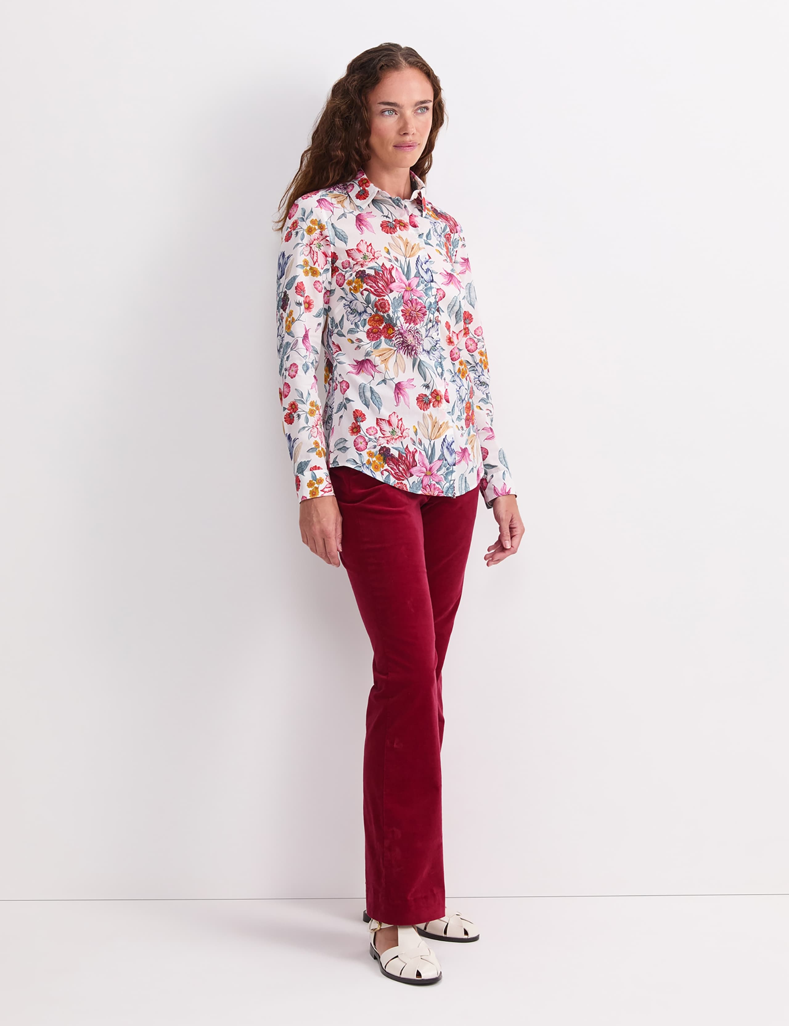 Pure Cotton Floral Shirt 7 of 8