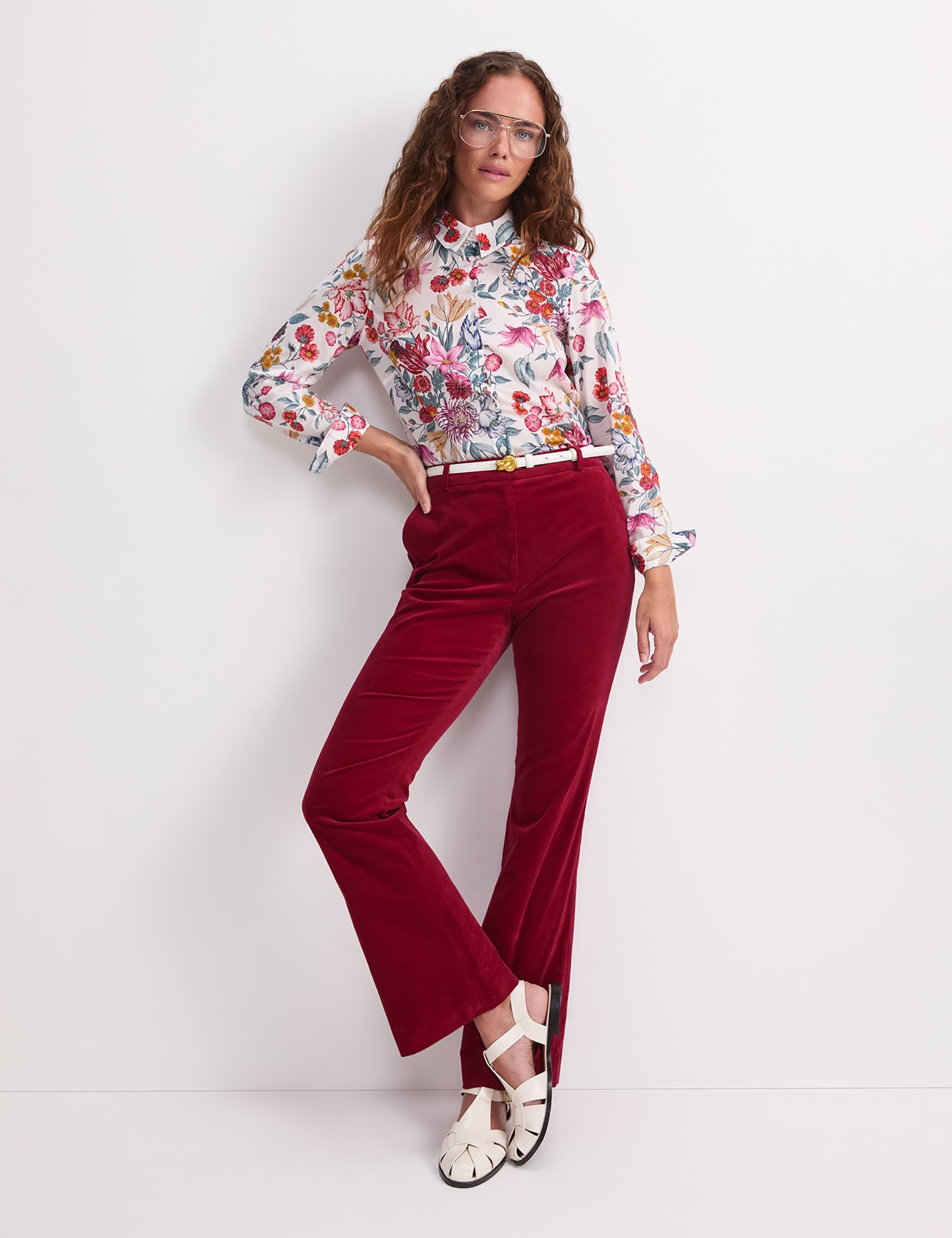 Pure Cotton Floral Shirt 8 of 8